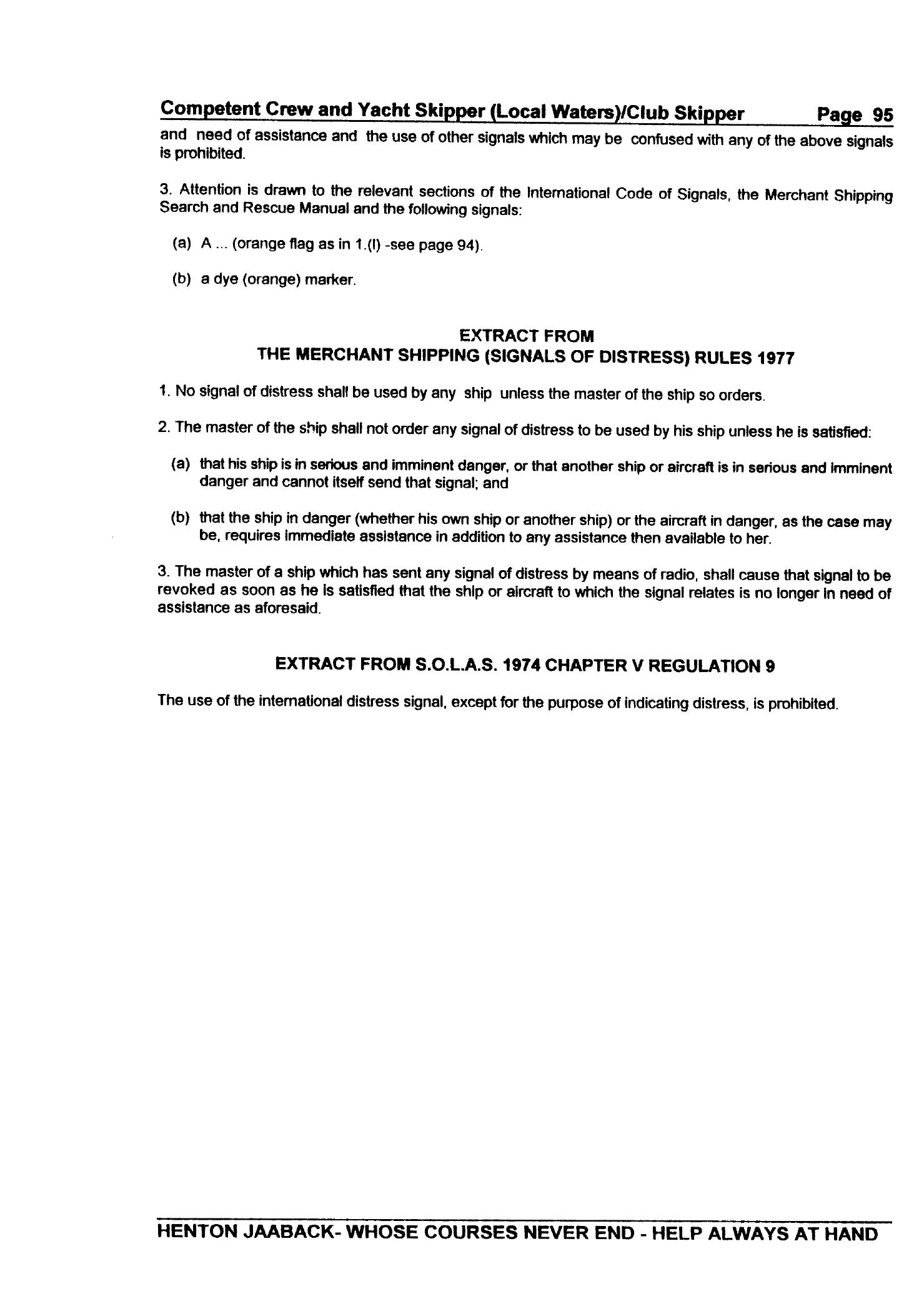 RYA Competent Crew and Yacht Skipper — страница 104