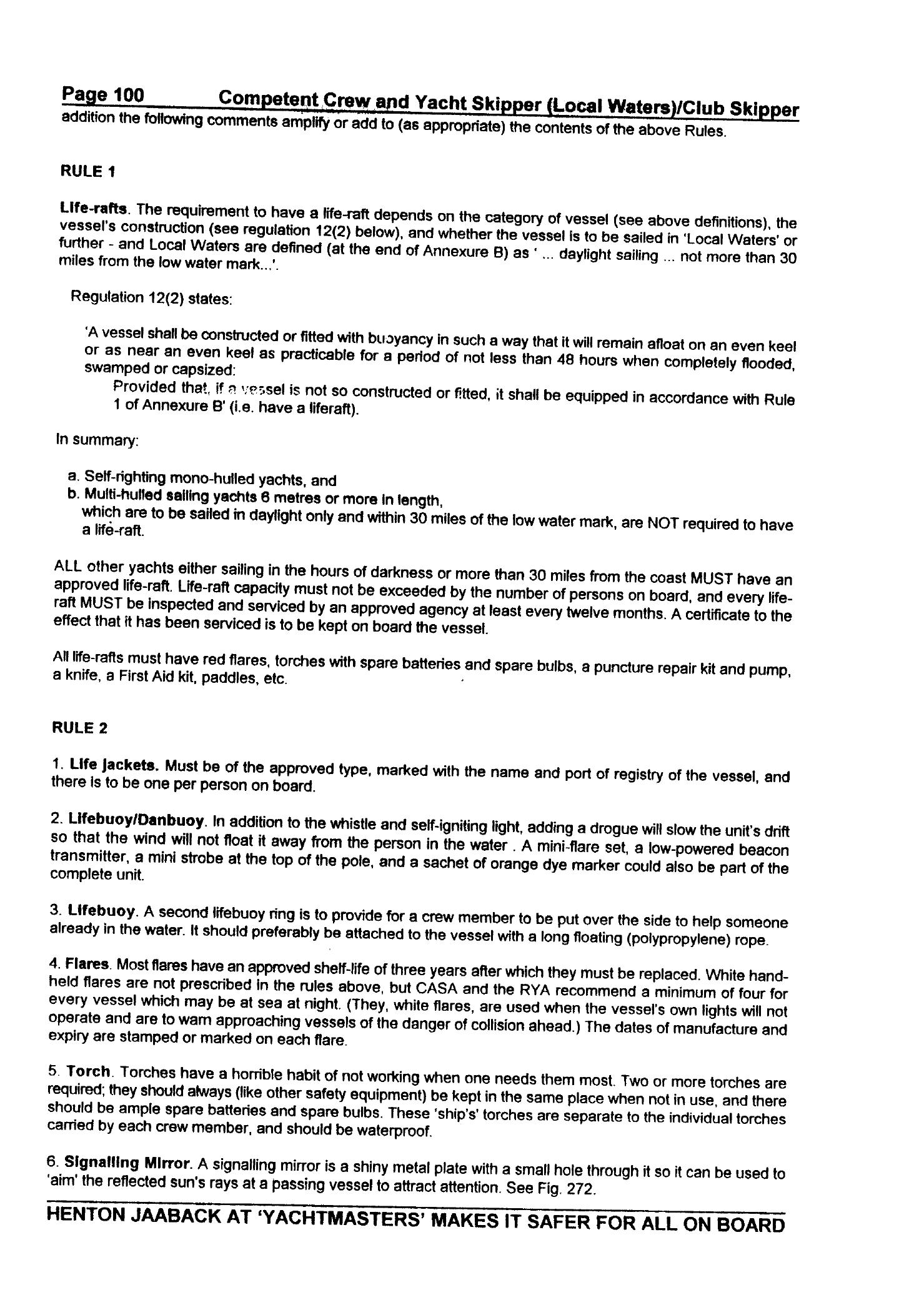 RYA Competent Crew and Yacht Skipper — страница 109