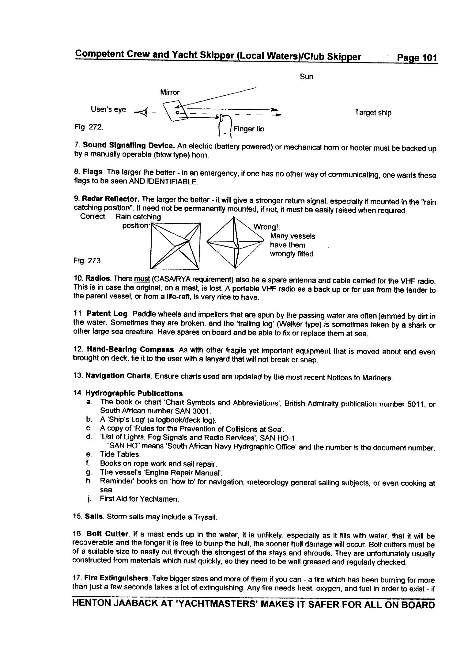 RYA Competent Crew and Yacht Skipper — страница 110