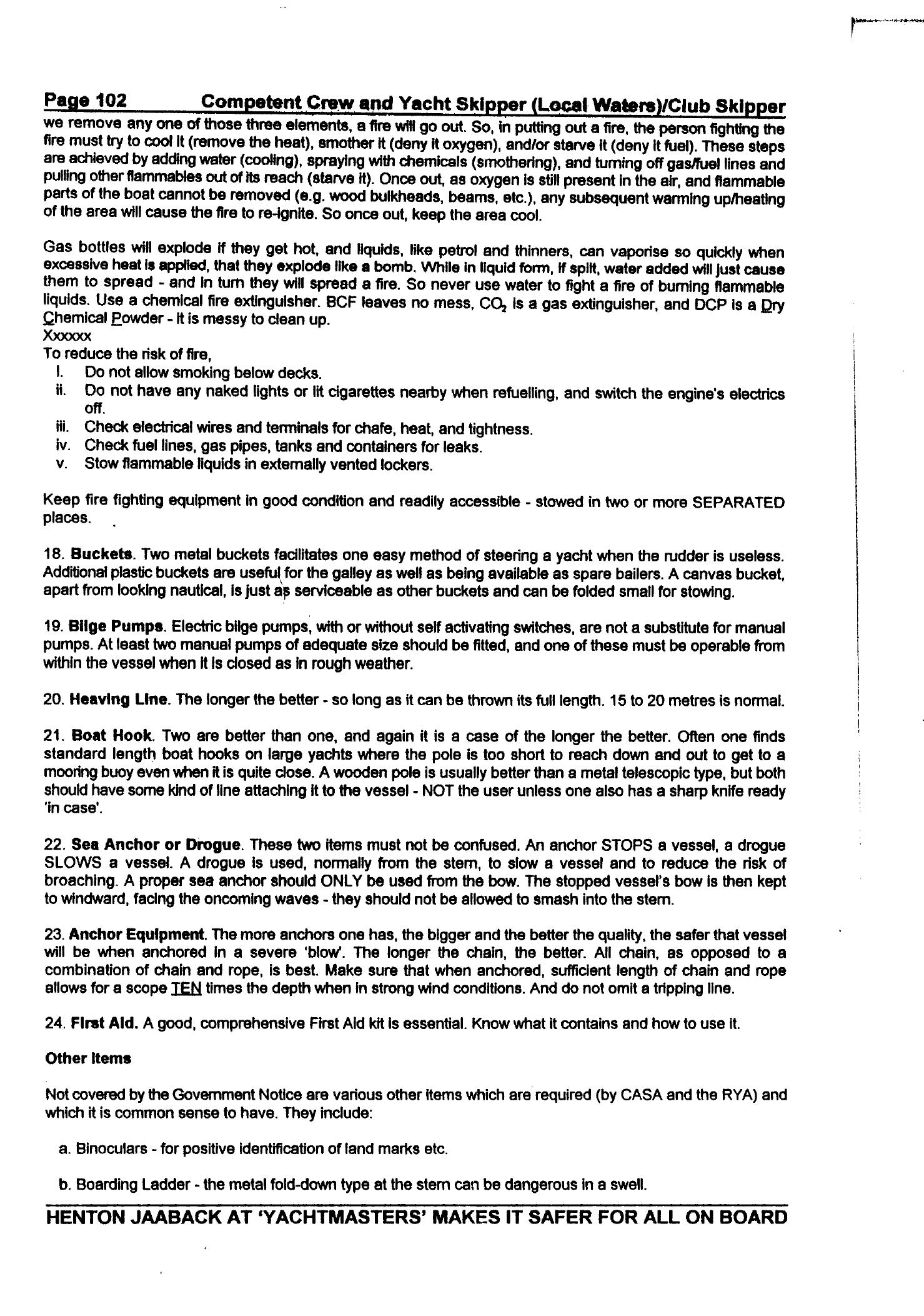 RYA Competent Crew and Yacht Skipper — страница 111