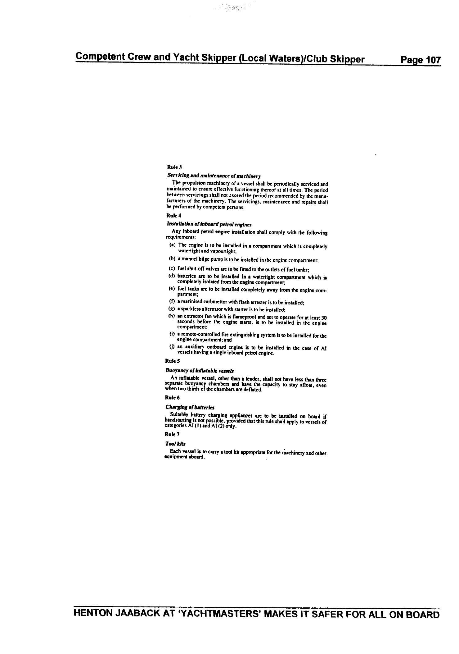 RYA Competent Crew and Yacht Skipper — страница 116