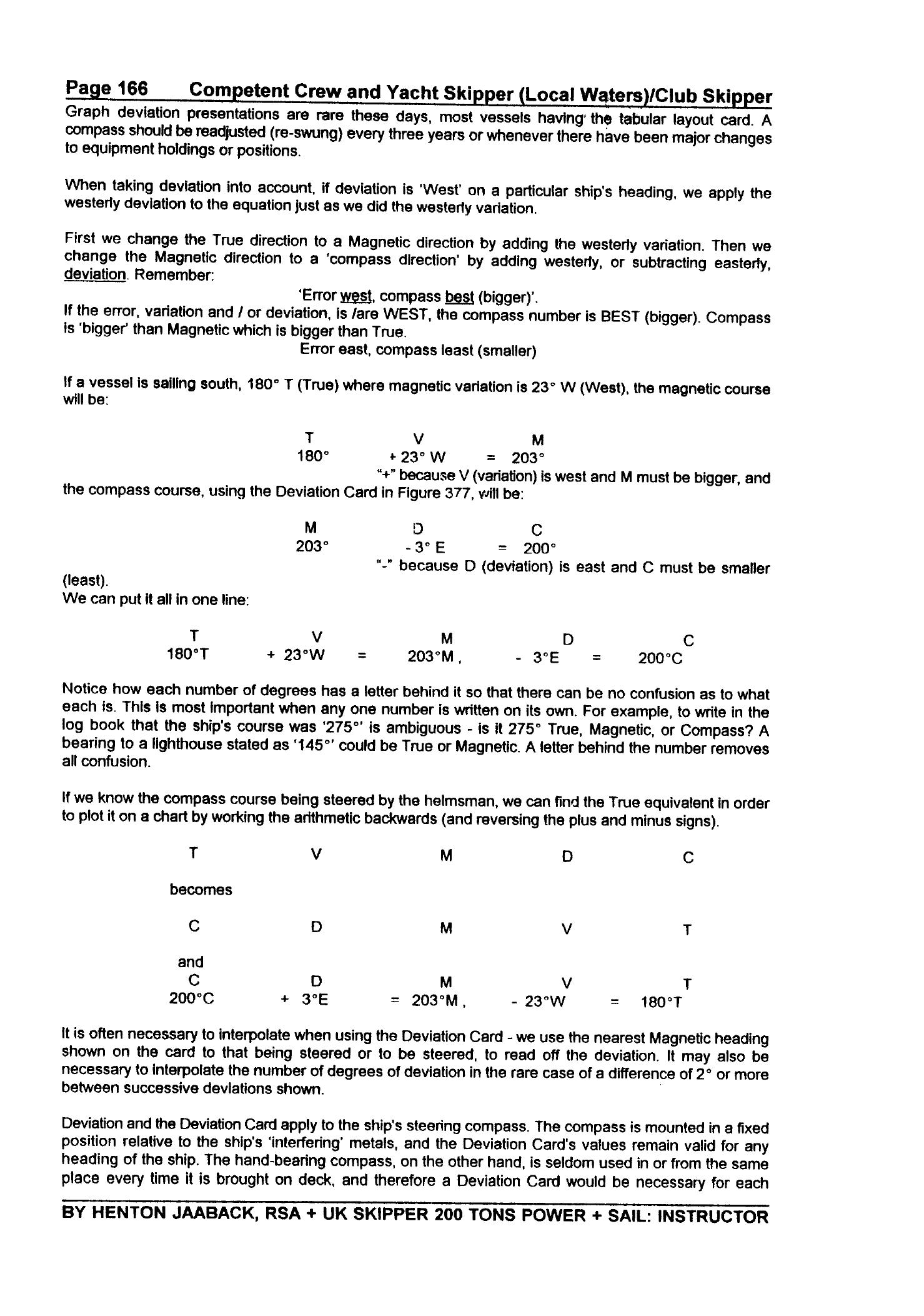 RYA Competent Crew and Yacht Skipper — страница 175