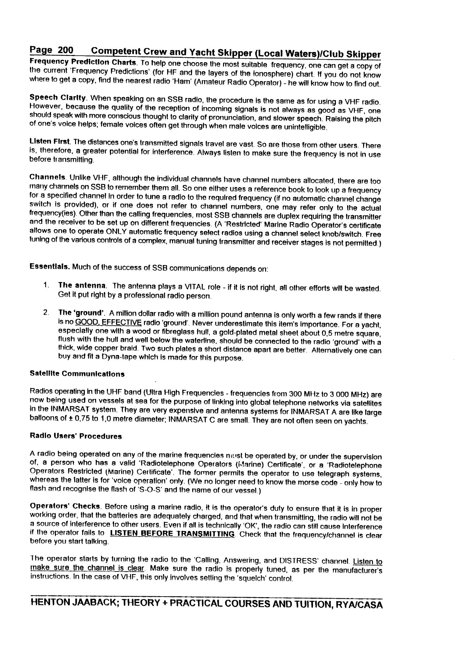 RYA Competent Crew and Yacht Skipper — страница 209