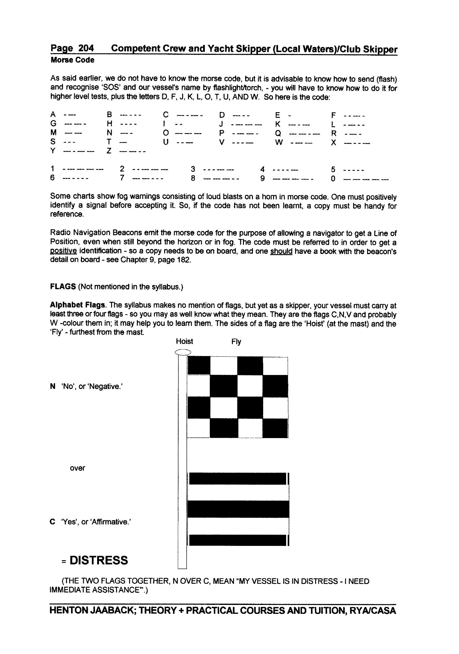 RYA Competent Crew and Yacht Skipper — страница 213