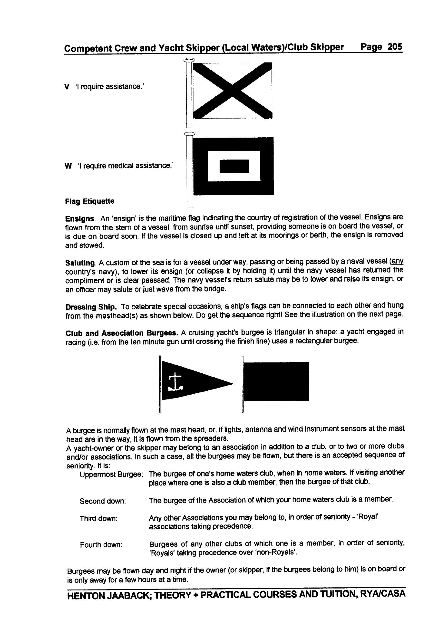 RYA Competent Crew and Yacht Skipper — страница 214