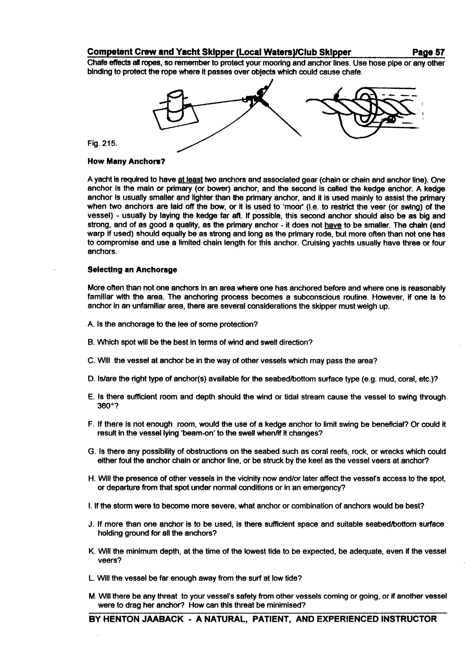 RYA Competent Crew and Yacht Skipper — страница 66