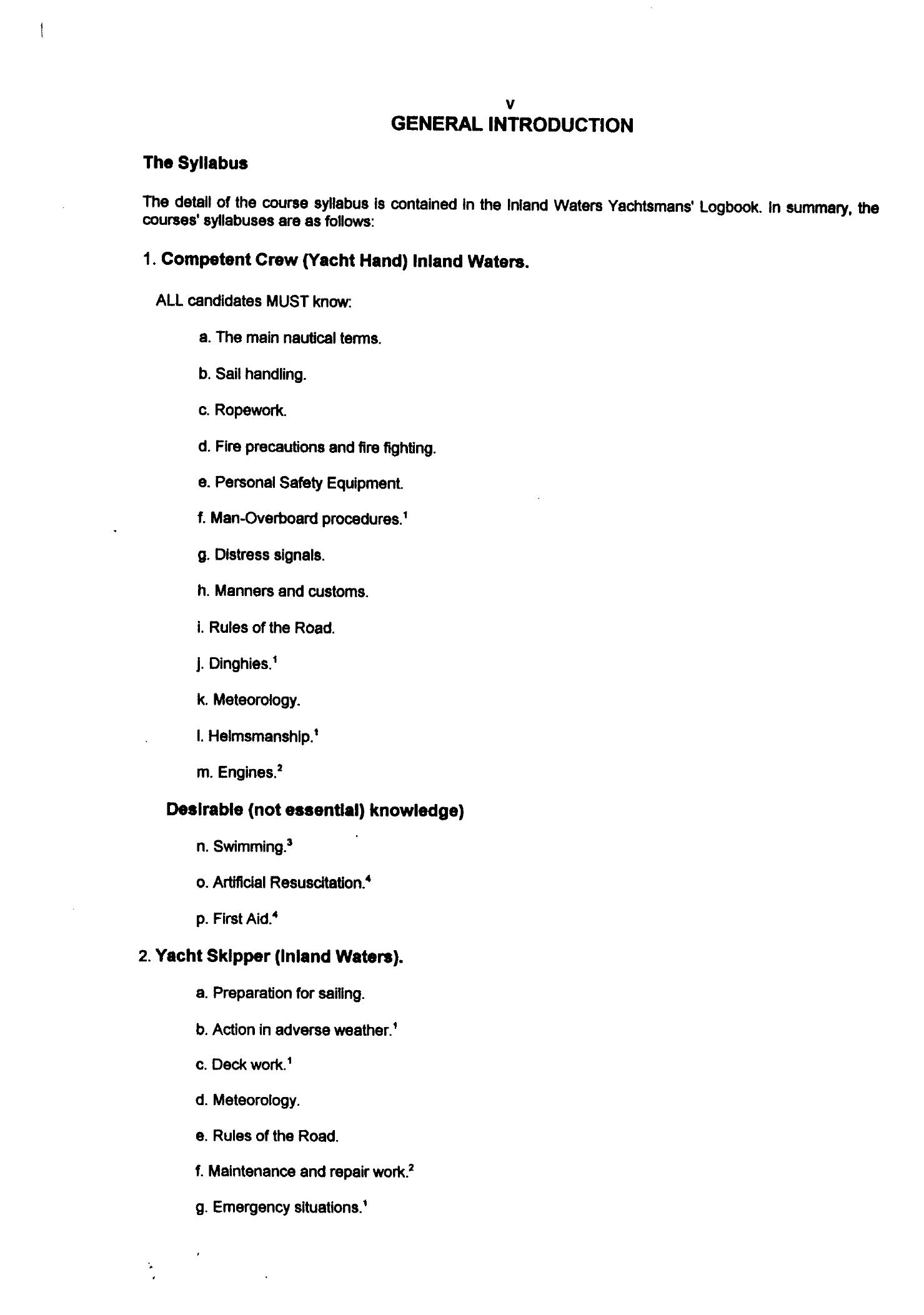 RYA Competent Crew and Yacht Skipper — страница 7