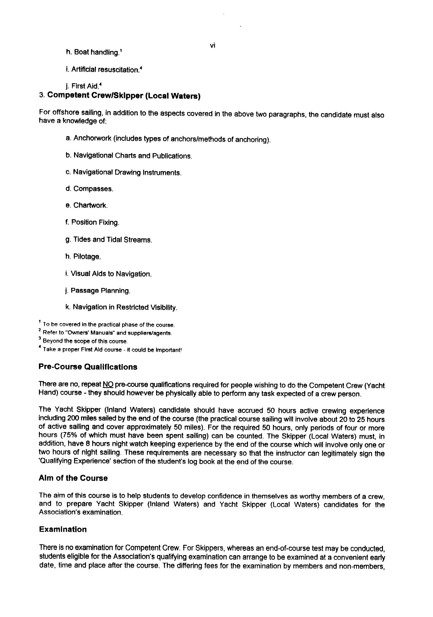 RYA Competent Crew and Yacht Skipper — страница 8