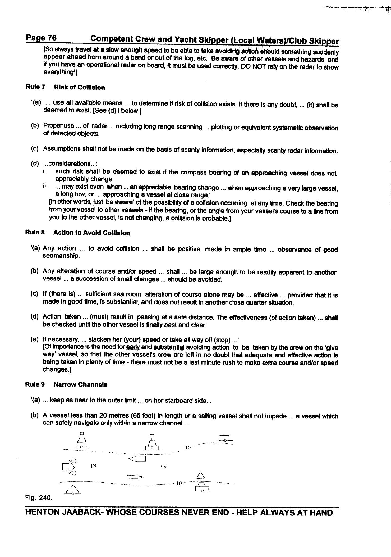 RYA Competent Crew and Yacht Skipper — страница 85