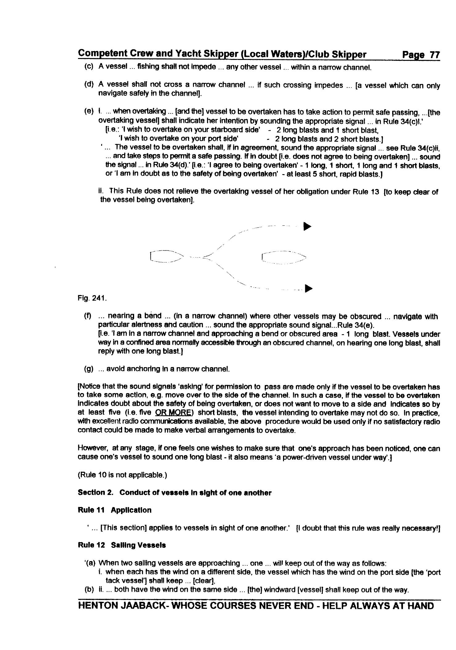 RYA Competent Crew and Yacht Skipper — страница 86
