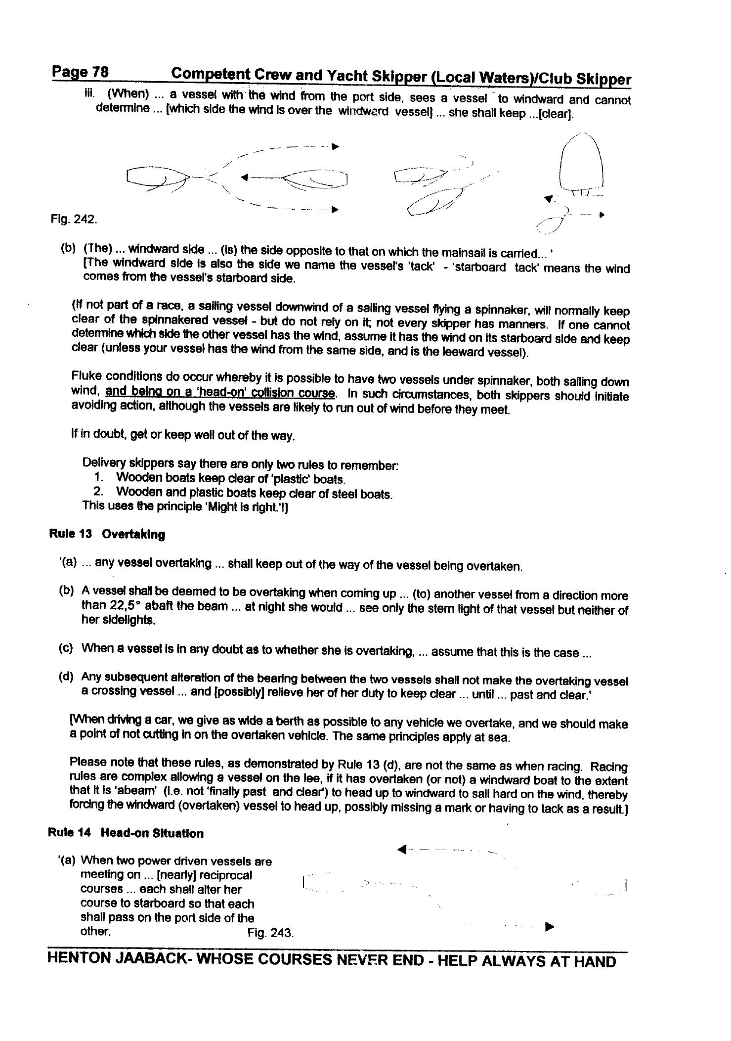 RYA Competent Crew and Yacht Skipper — страница 87