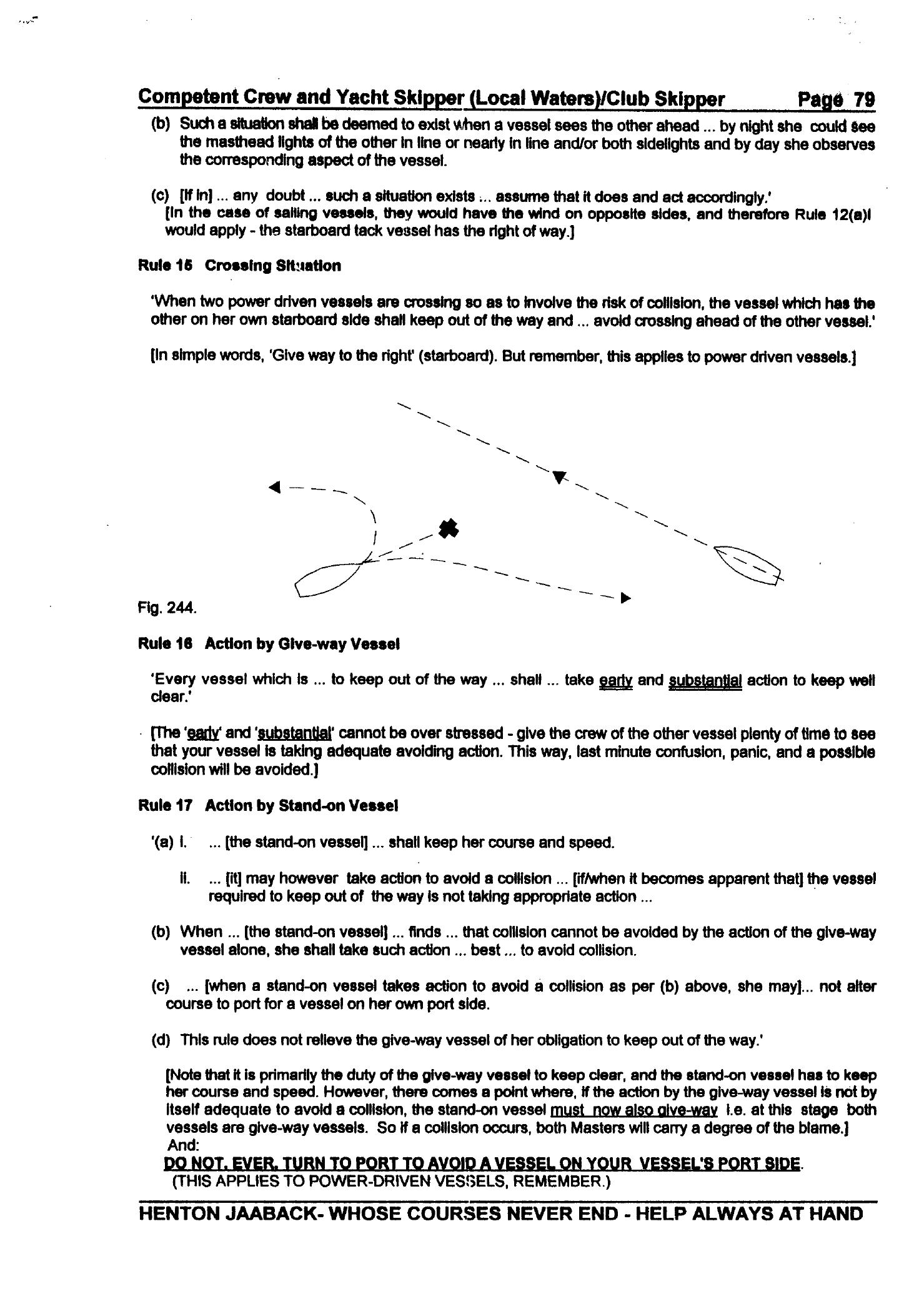 RYA Competent Crew and Yacht Skipper — страница 88