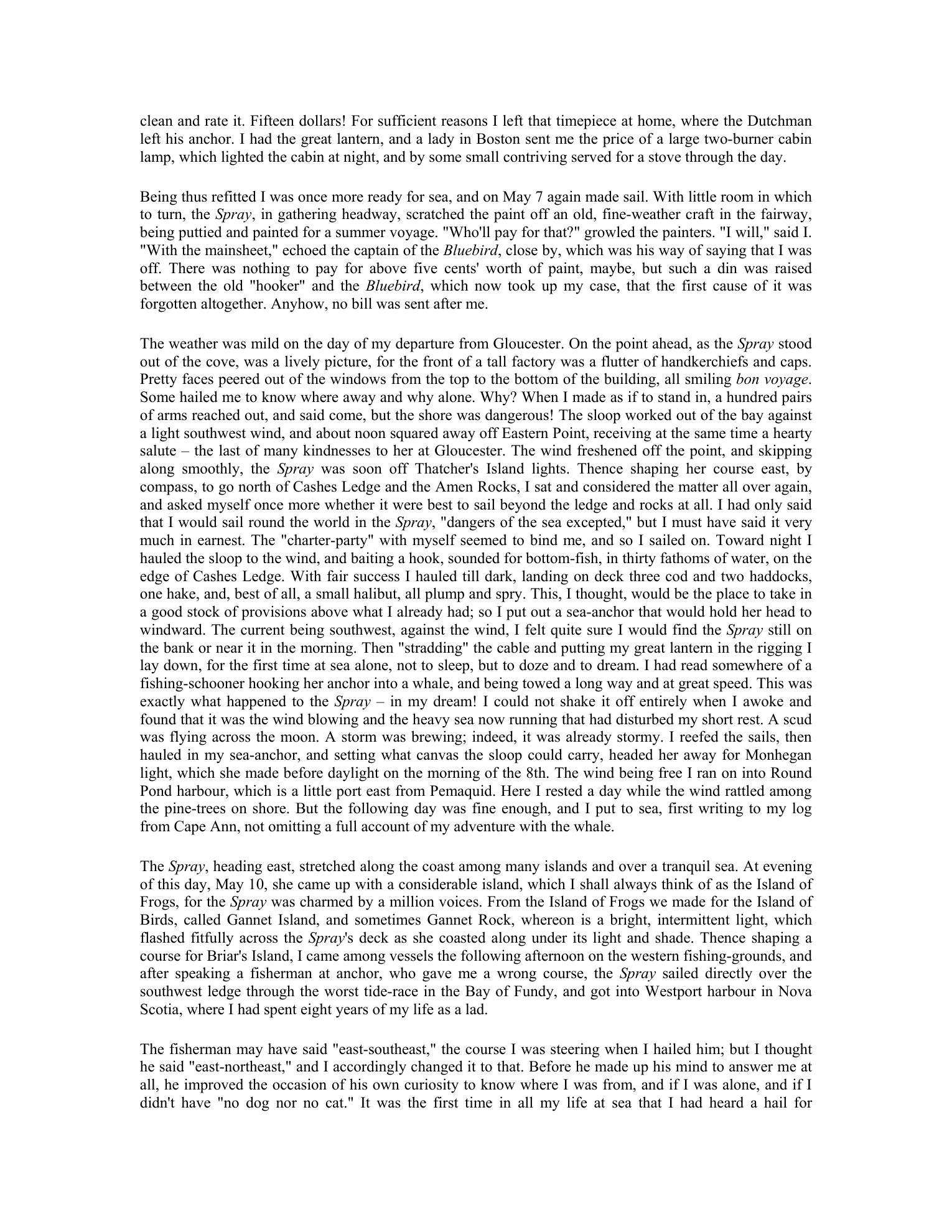 Sailing Alone Around the World — страница 6