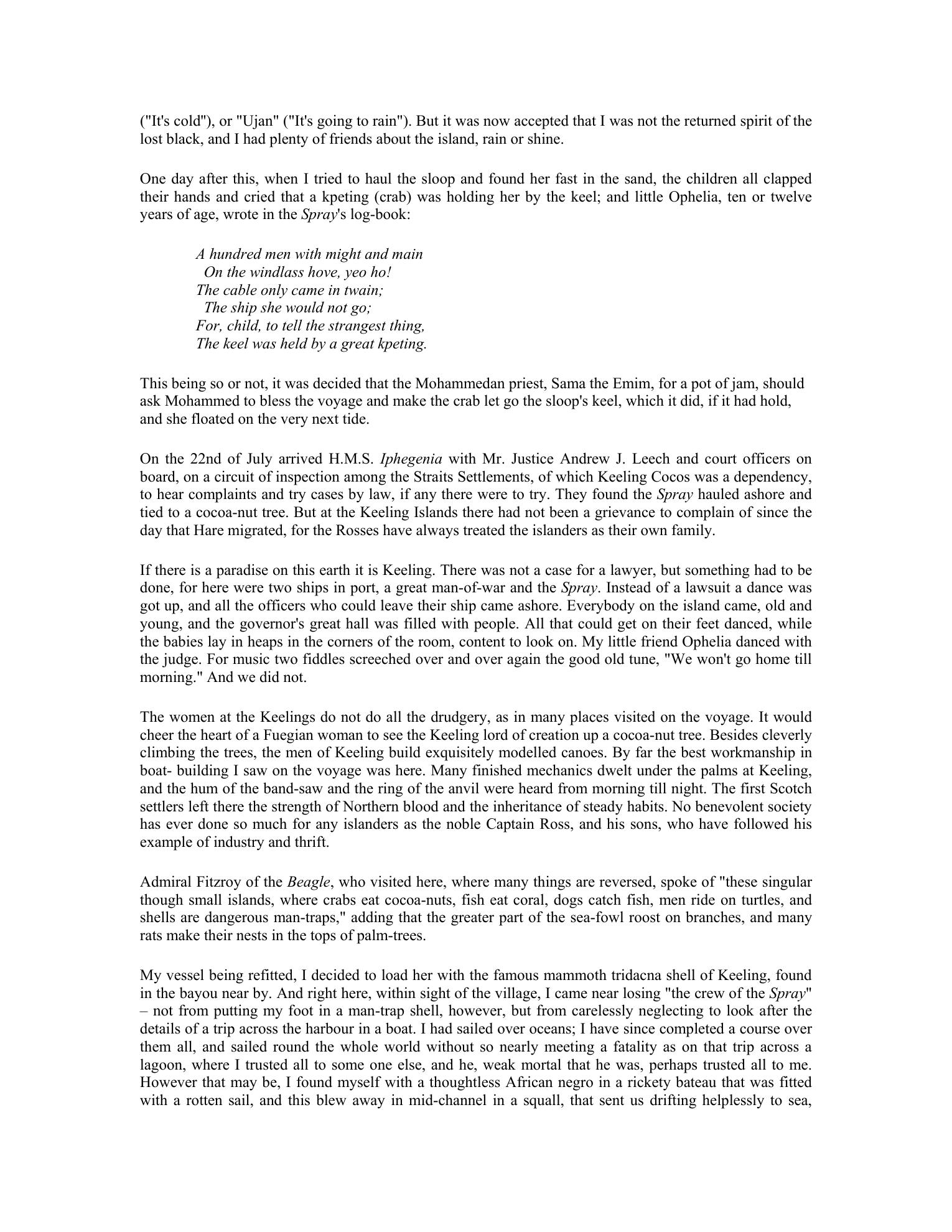 Sailing Alone Around the World — страница 61