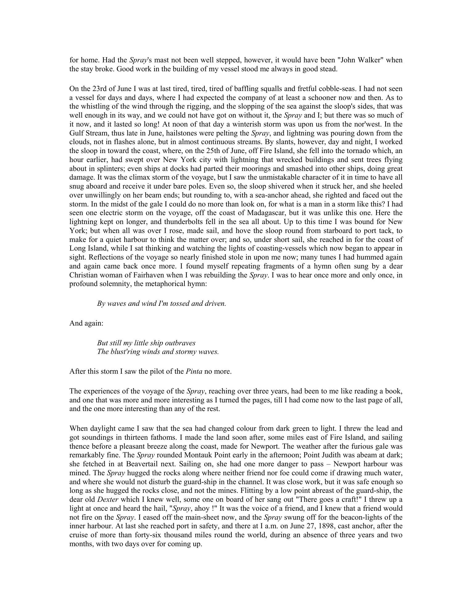 Sailing Alone Around the World — страница 78