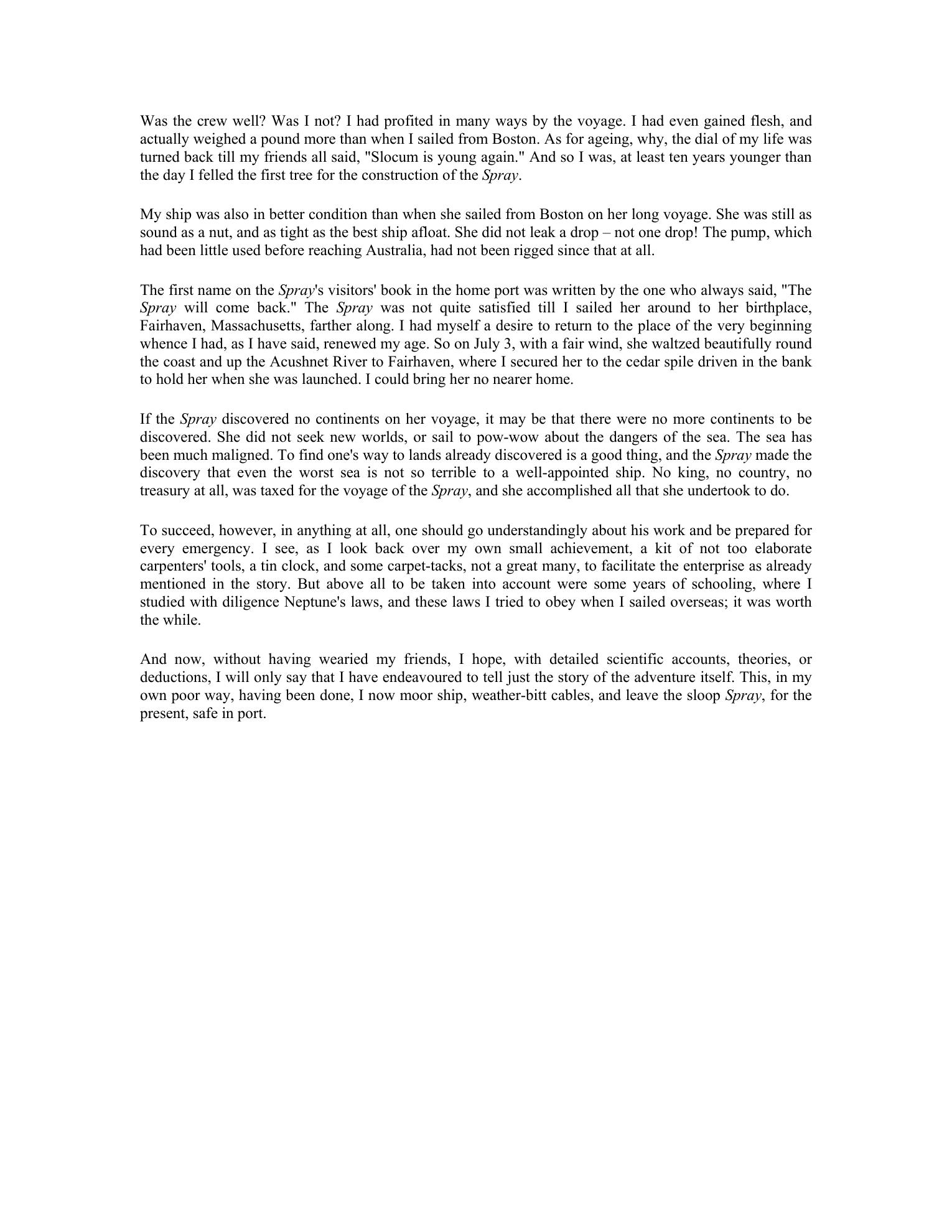 Sailing Alone Around the World — страница 79