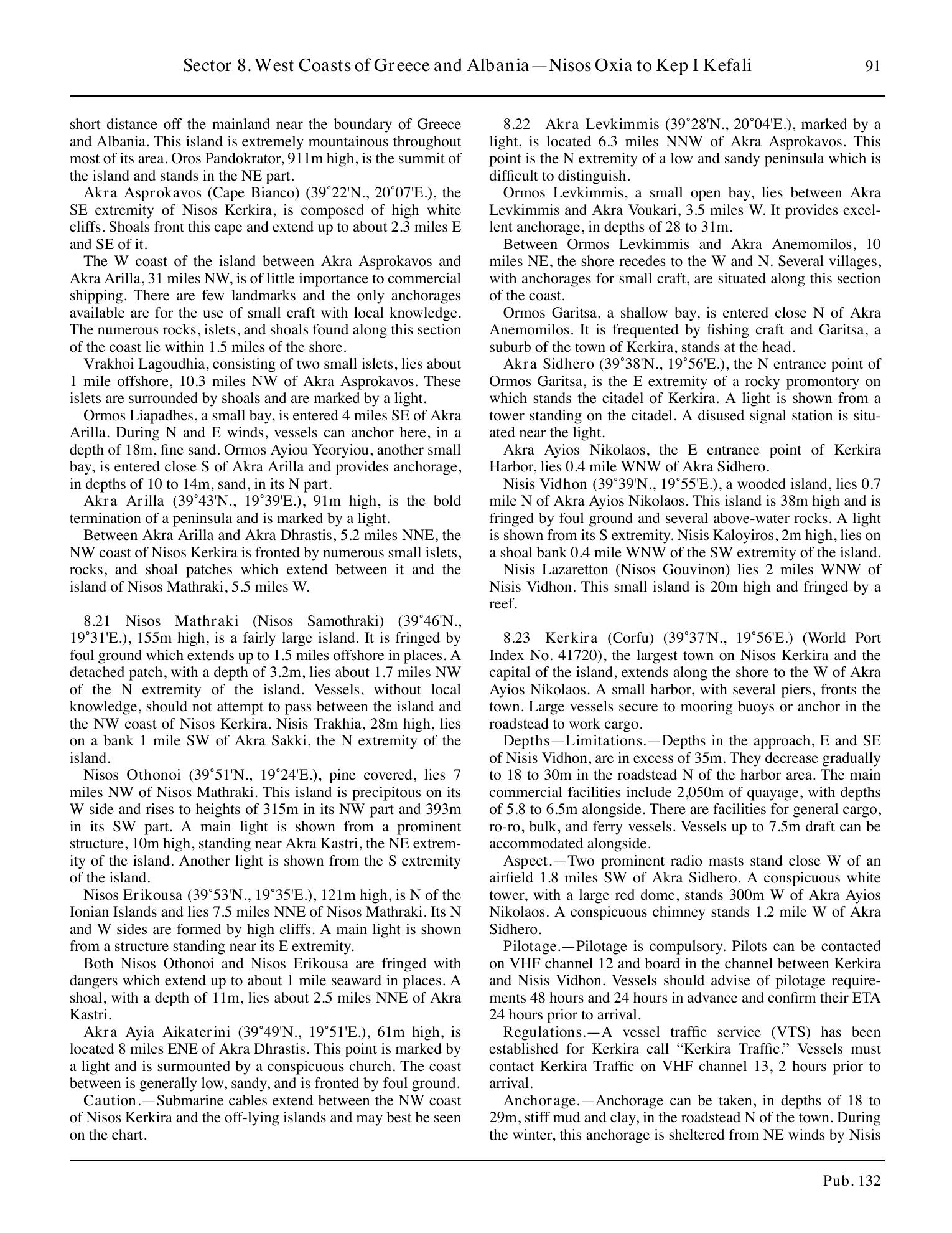 Sailing Directions (Enroute) Eastern Mediterranean — страница 101