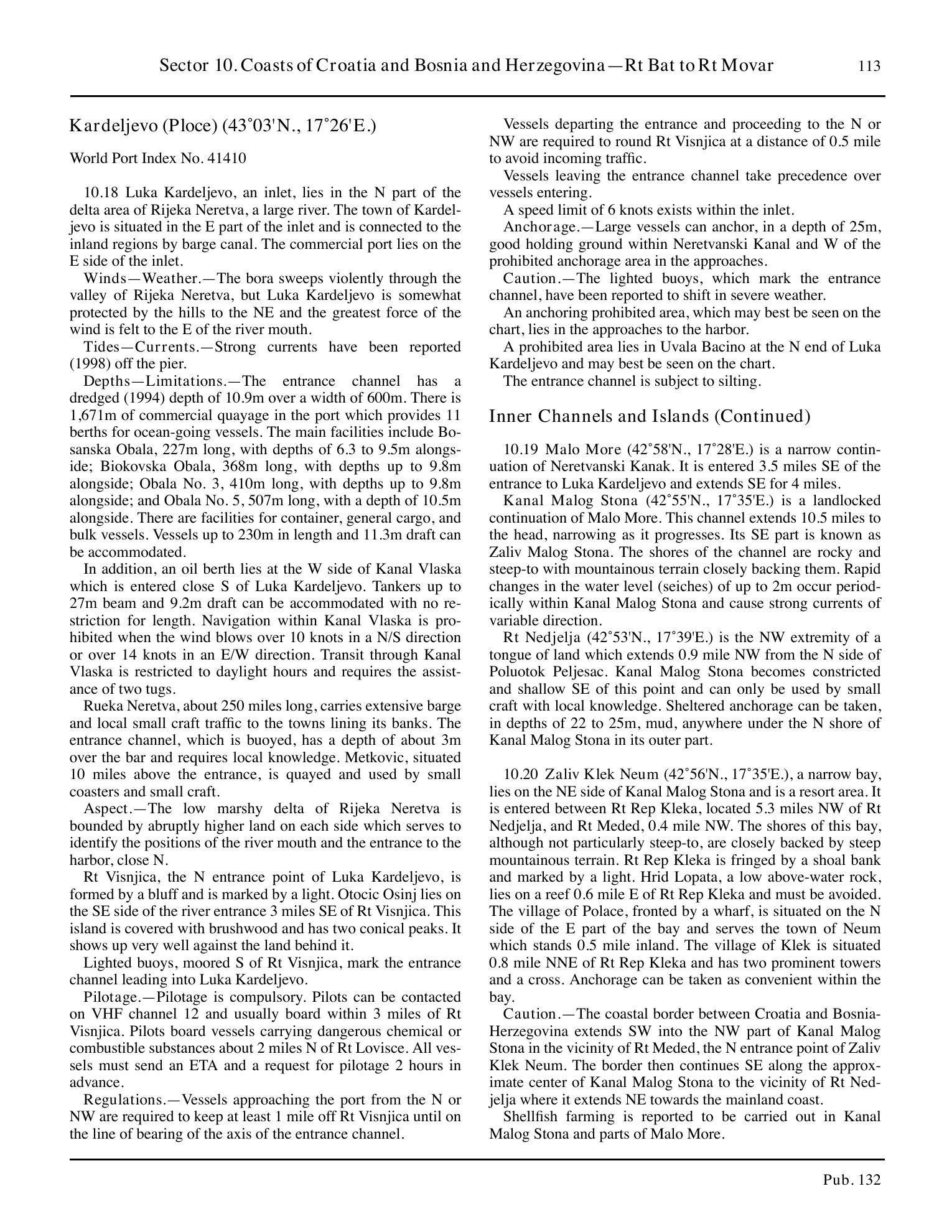 Sailing Directions (Enroute) Eastern Mediterranean — страница 123