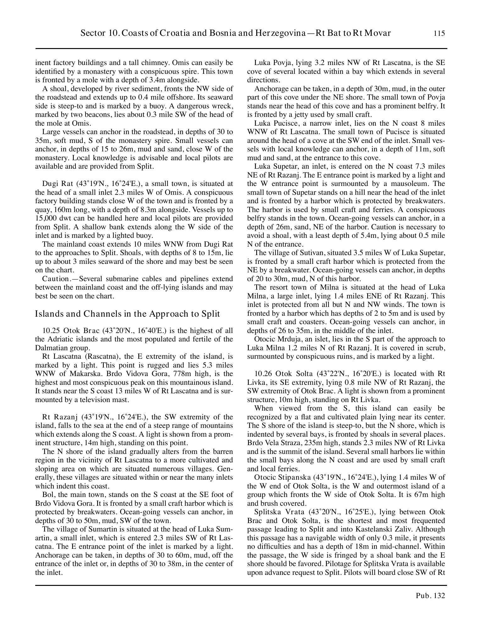 Sailing Directions (Enroute) Eastern Mediterranean — страница 125