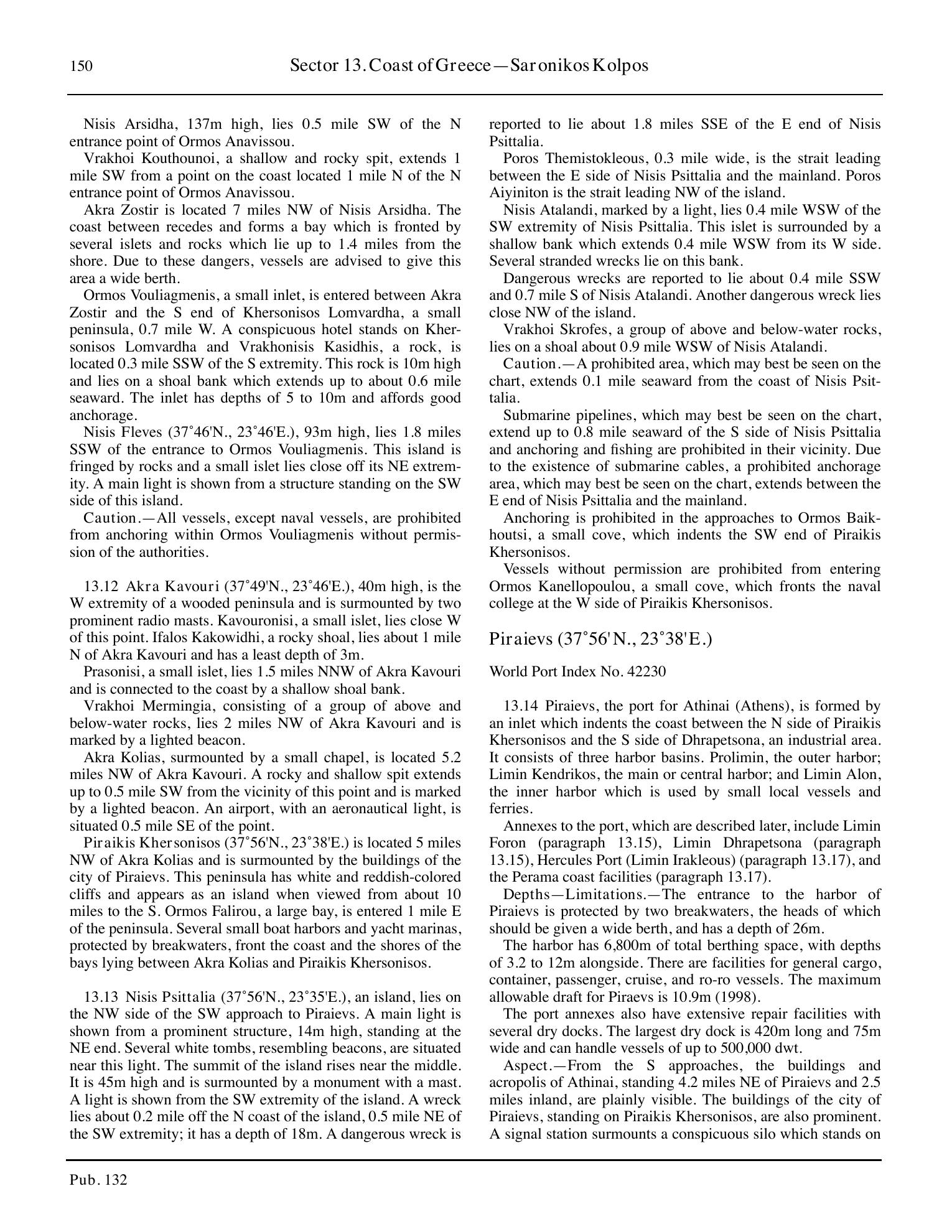 Sailing Directions (Enroute) Eastern Mediterranean — страница 160