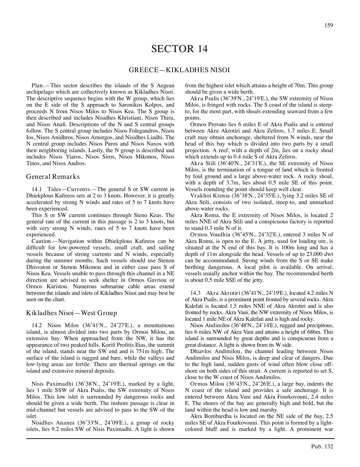 Sailing Directions (Enroute) Eastern Mediterranean — страница 169