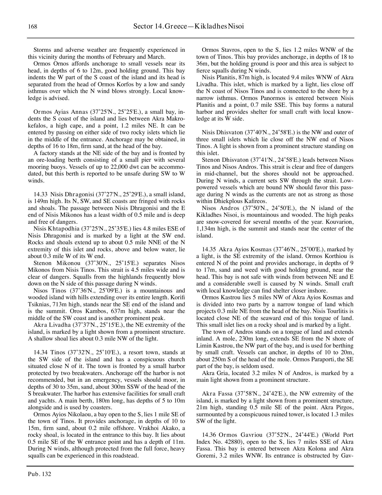 Sailing Directions (Enroute) Eastern Mediterranean — страница 178