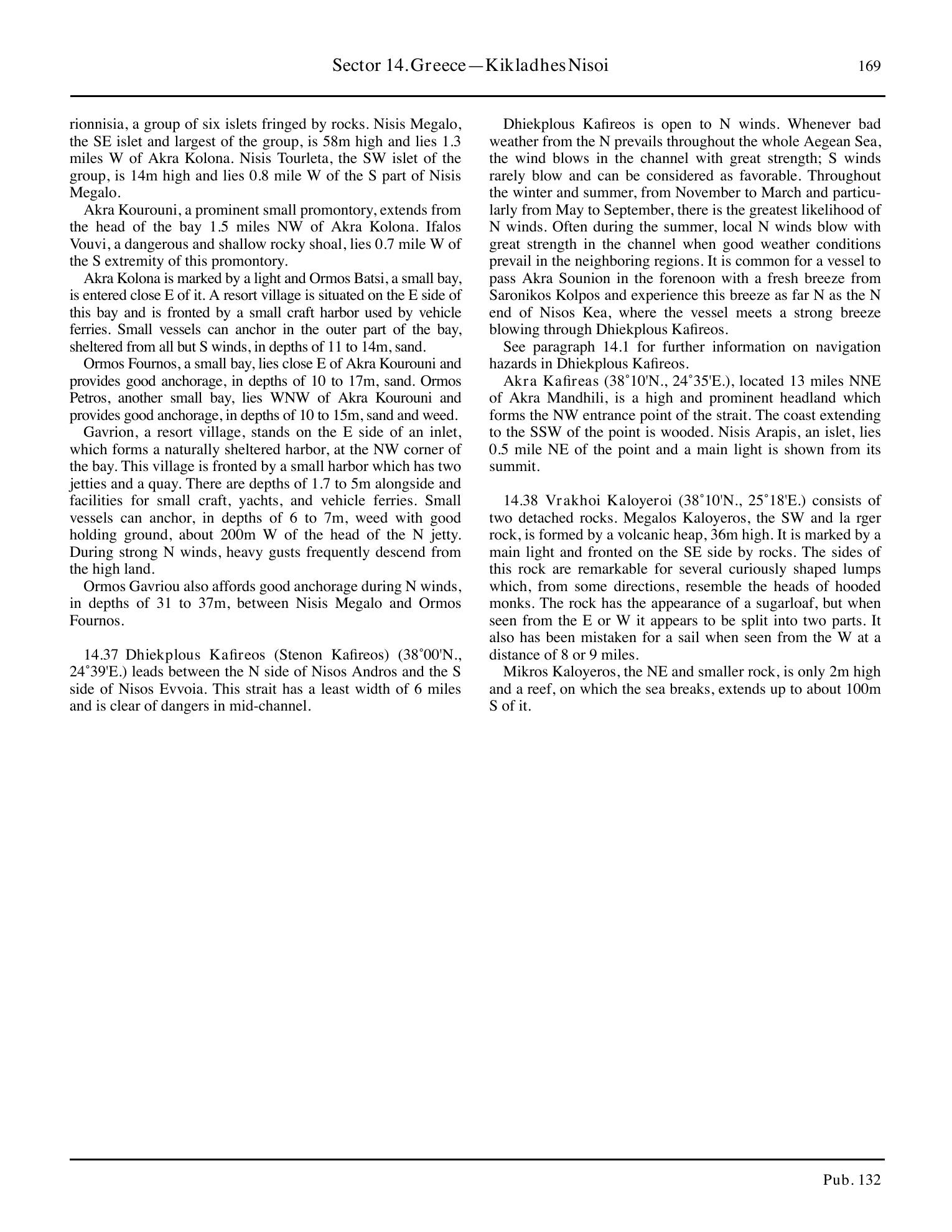 Sailing Directions (Enroute) Eastern Mediterranean — страница 179