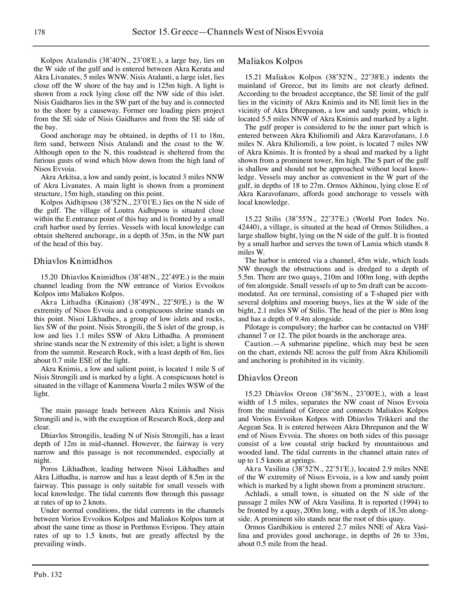 Sailing Directions (Enroute) Eastern Mediterranean — страница 188