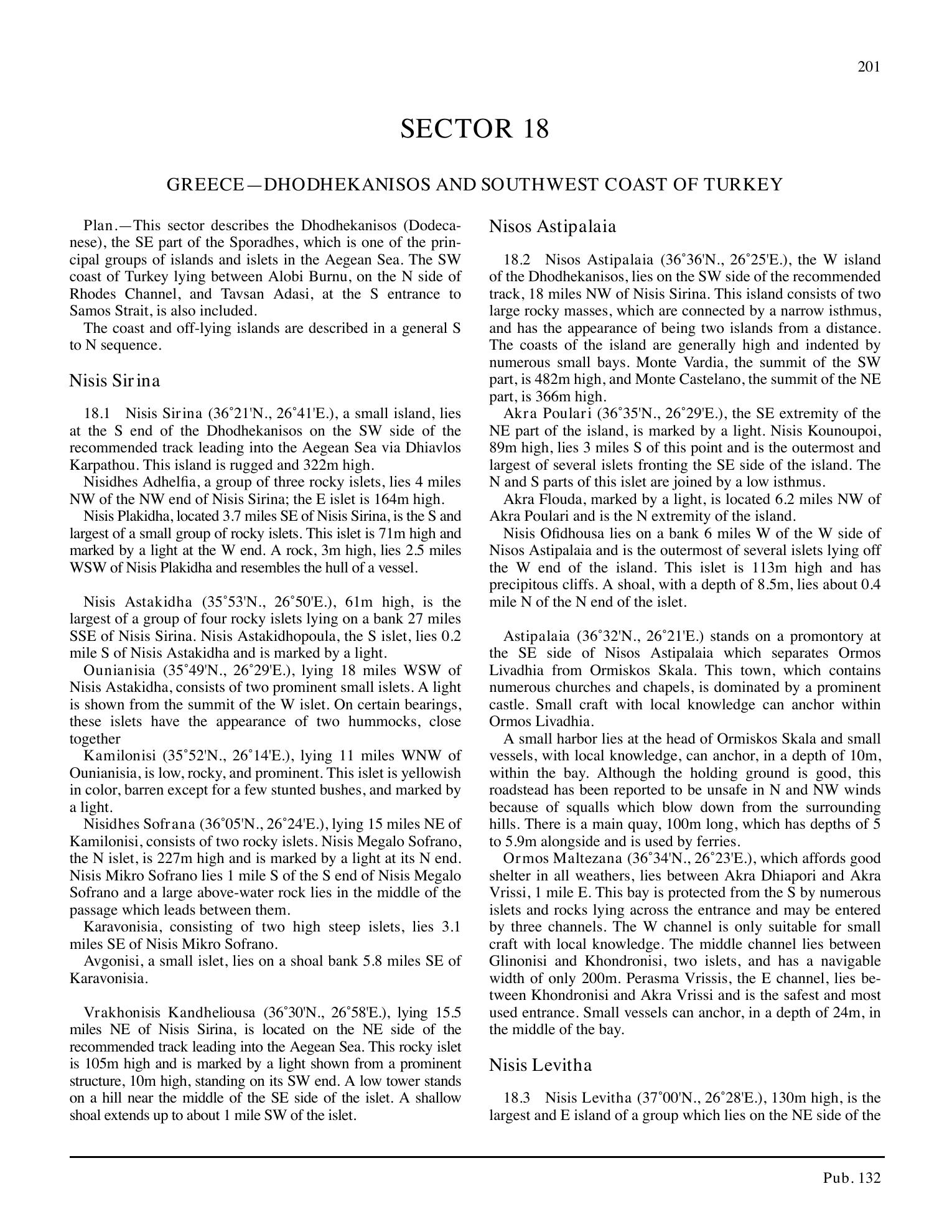 Sailing Directions (Enroute) Eastern Mediterranean — страница 211