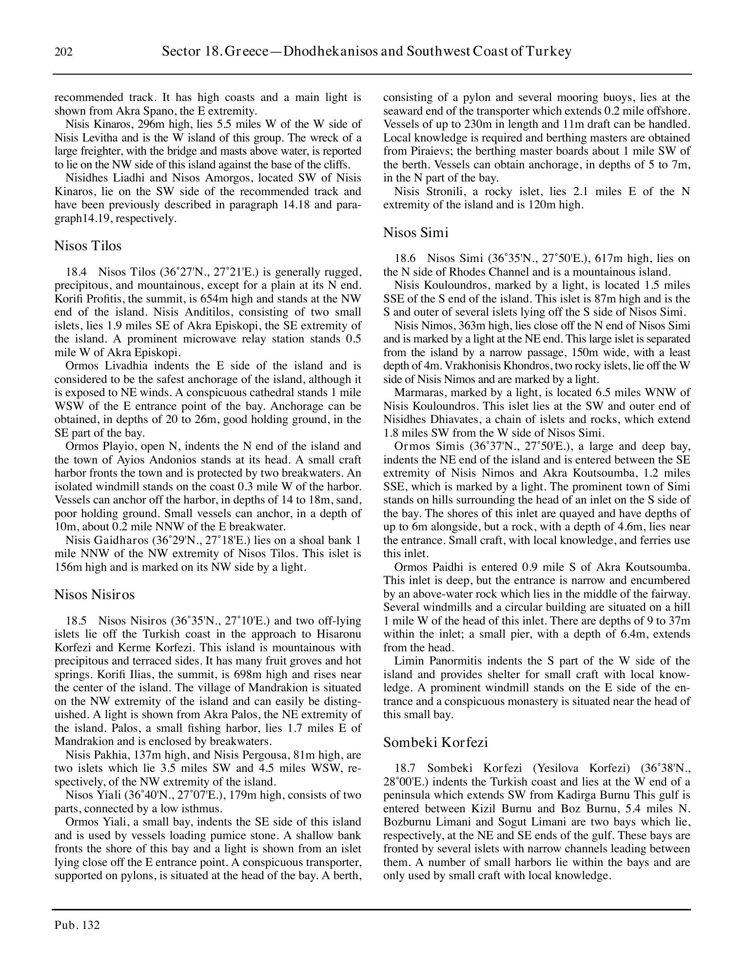 Sailing Directions (Enroute) Eastern Mediterranean — страница 212