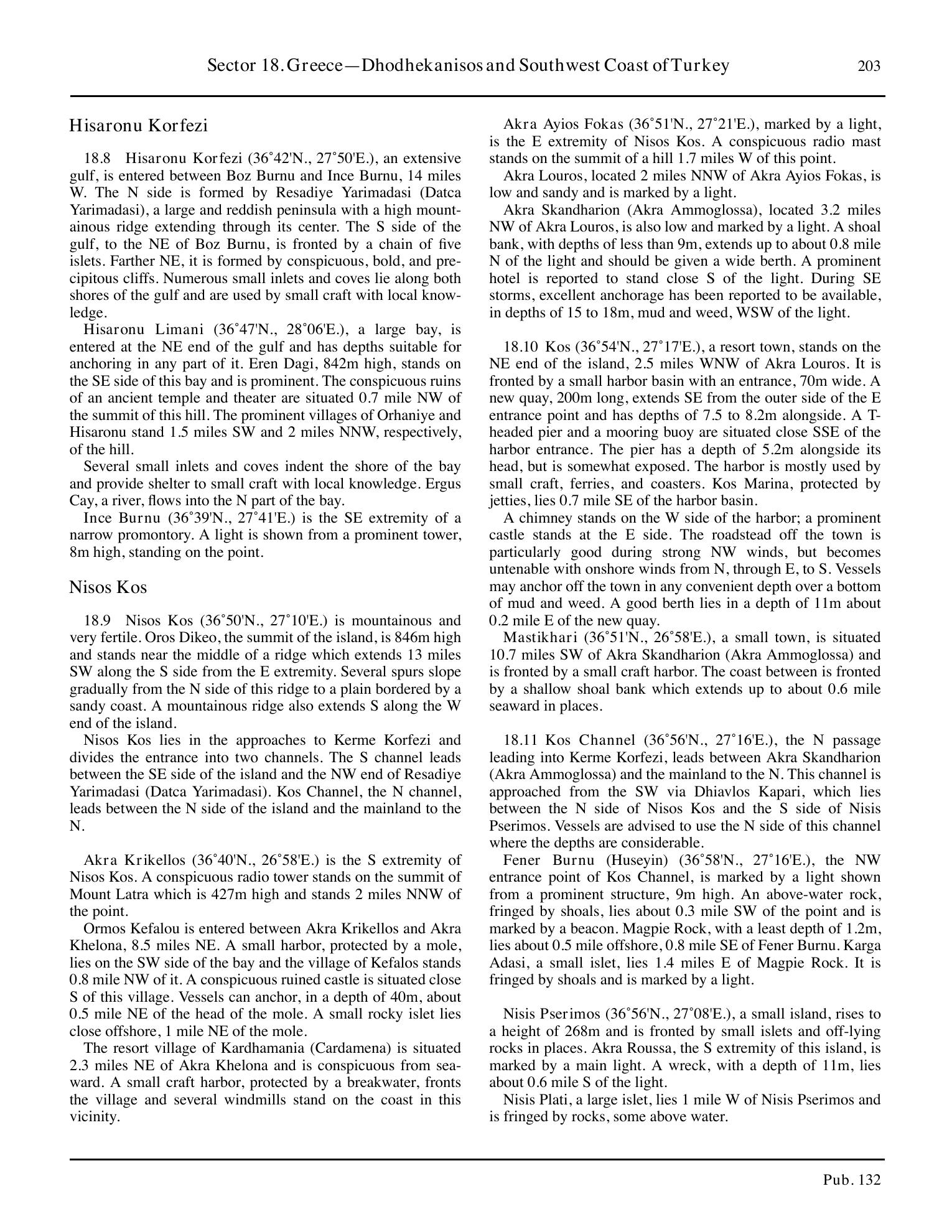 Sailing Directions (Enroute) Eastern Mediterranean — страница 213