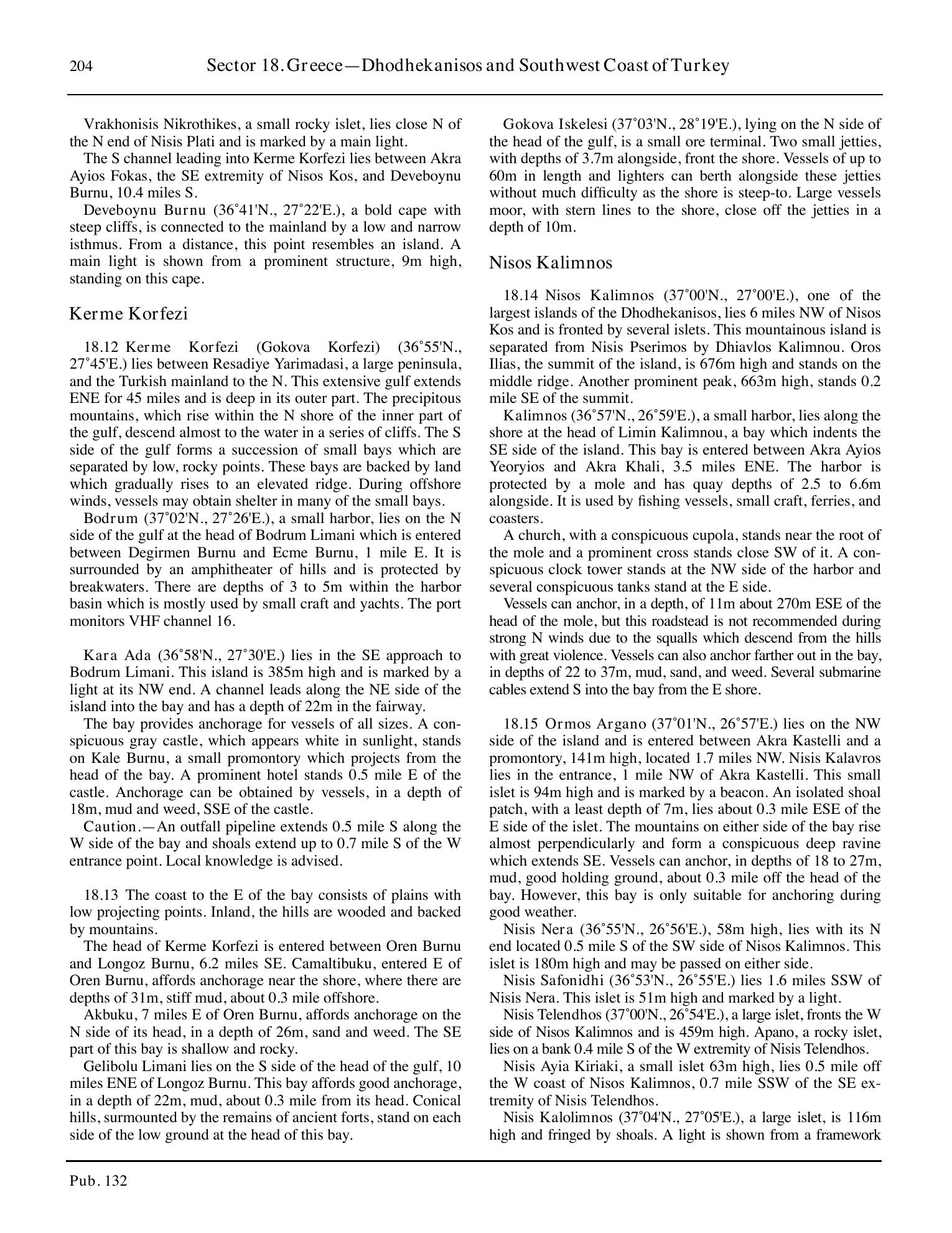 Sailing Directions (Enroute) Eastern Mediterranean — страница 214