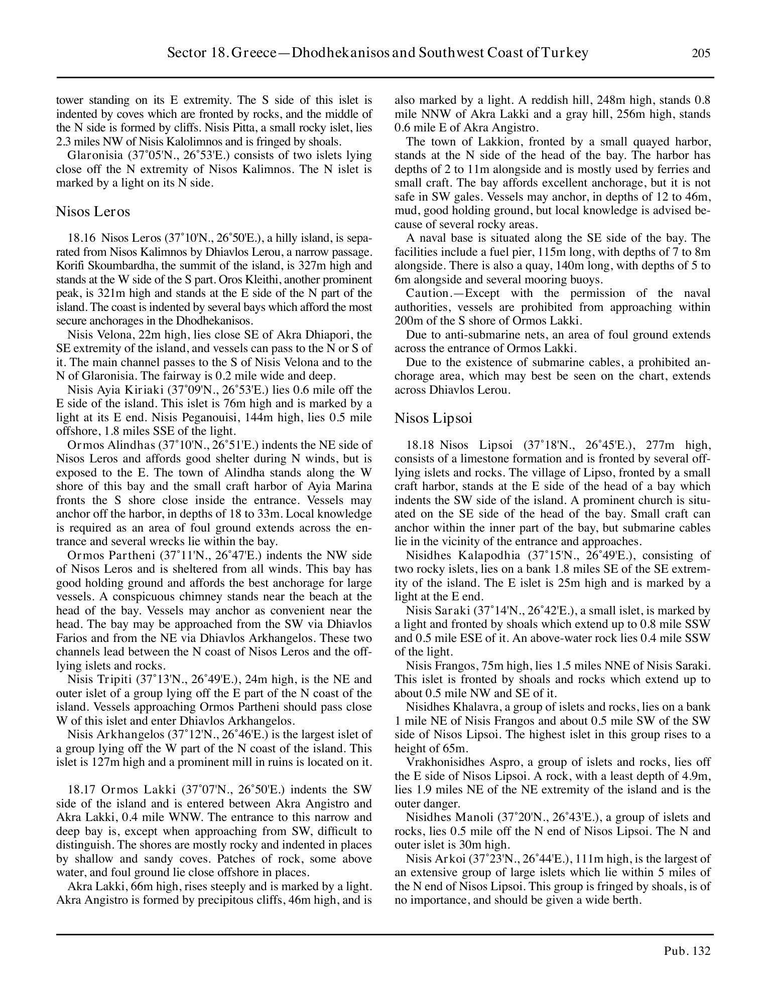 Sailing Directions (Enroute) Eastern Mediterranean — страница 215