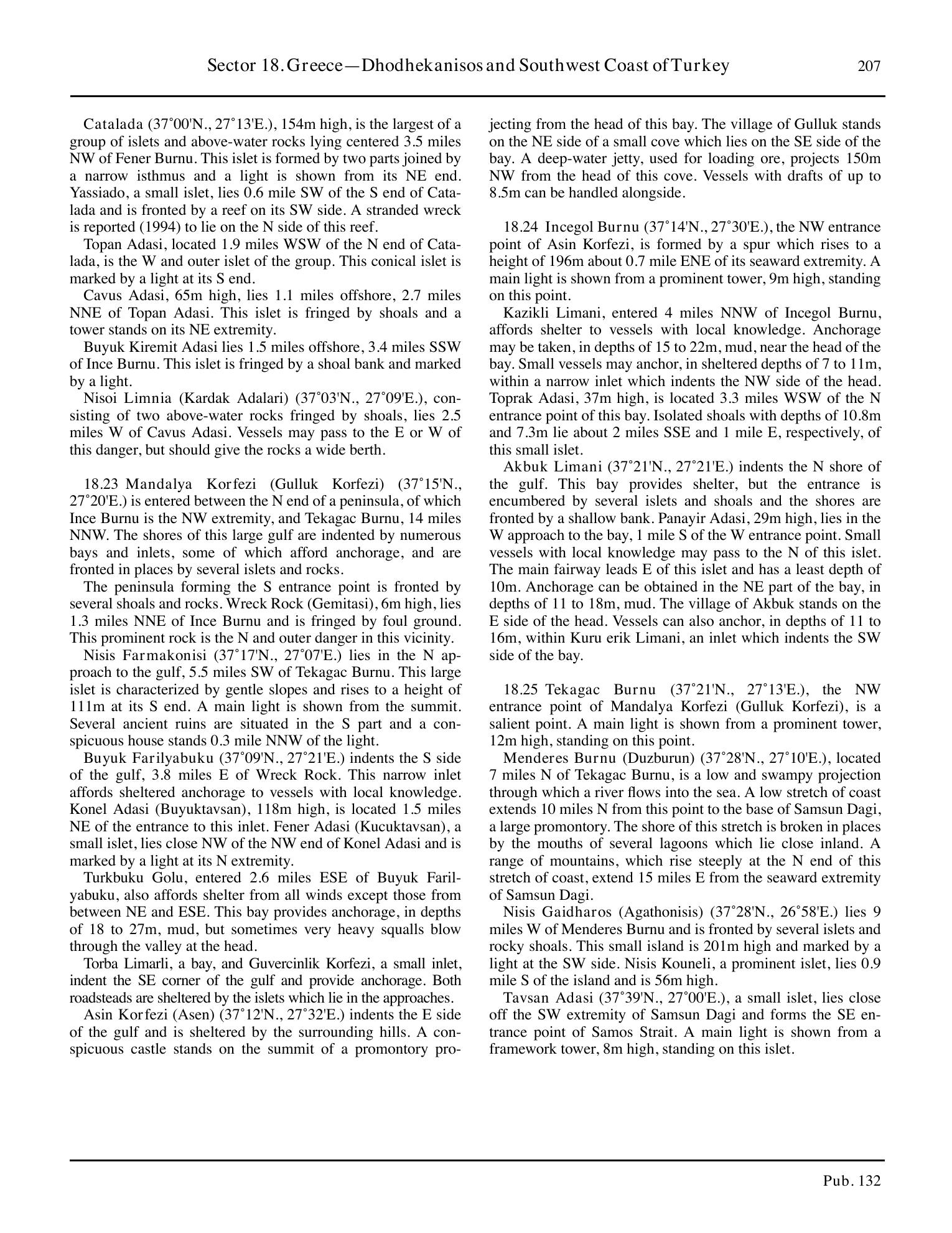 Sailing Directions (Enroute) Eastern Mediterranean — страница 217