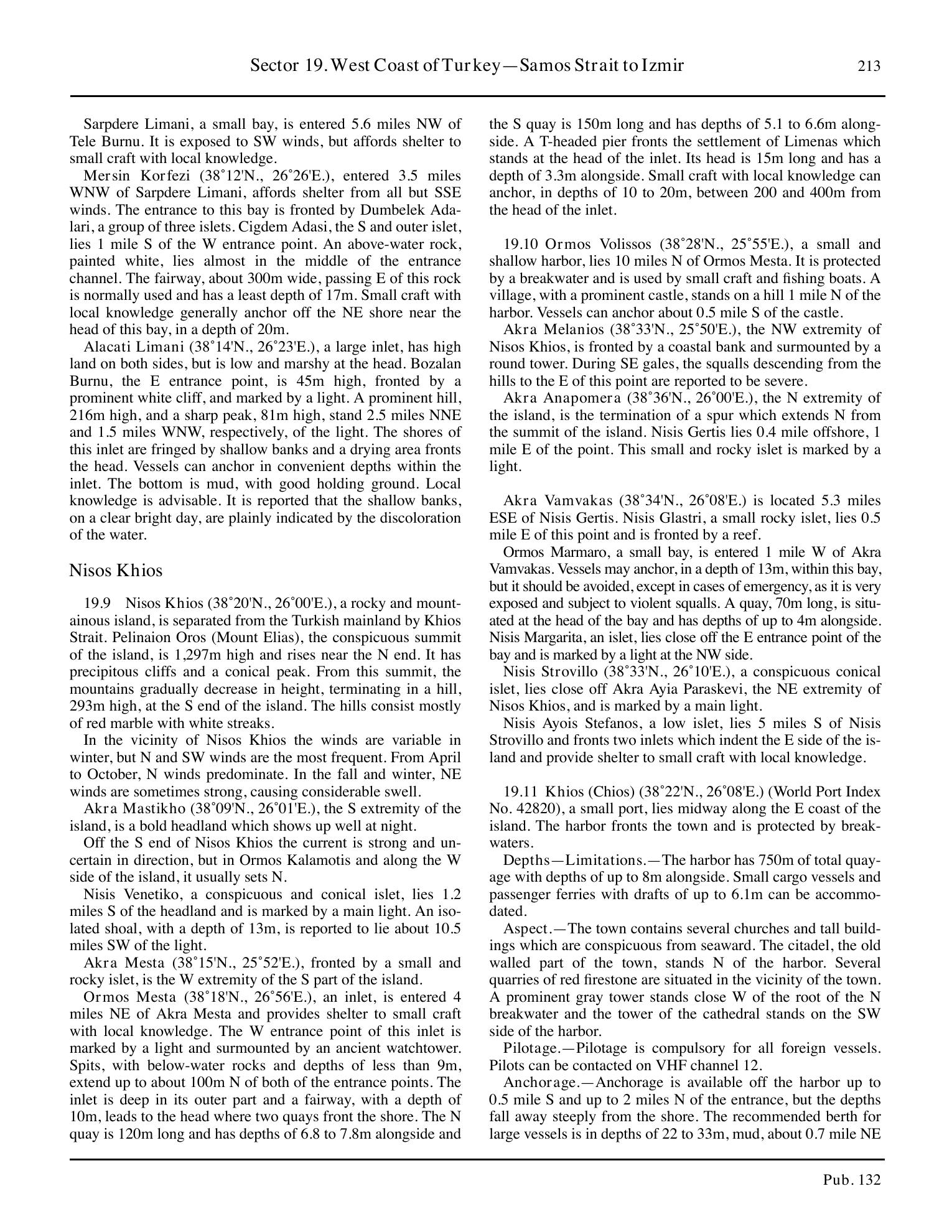 Sailing Directions (Enroute) Eastern Mediterranean — страница 223