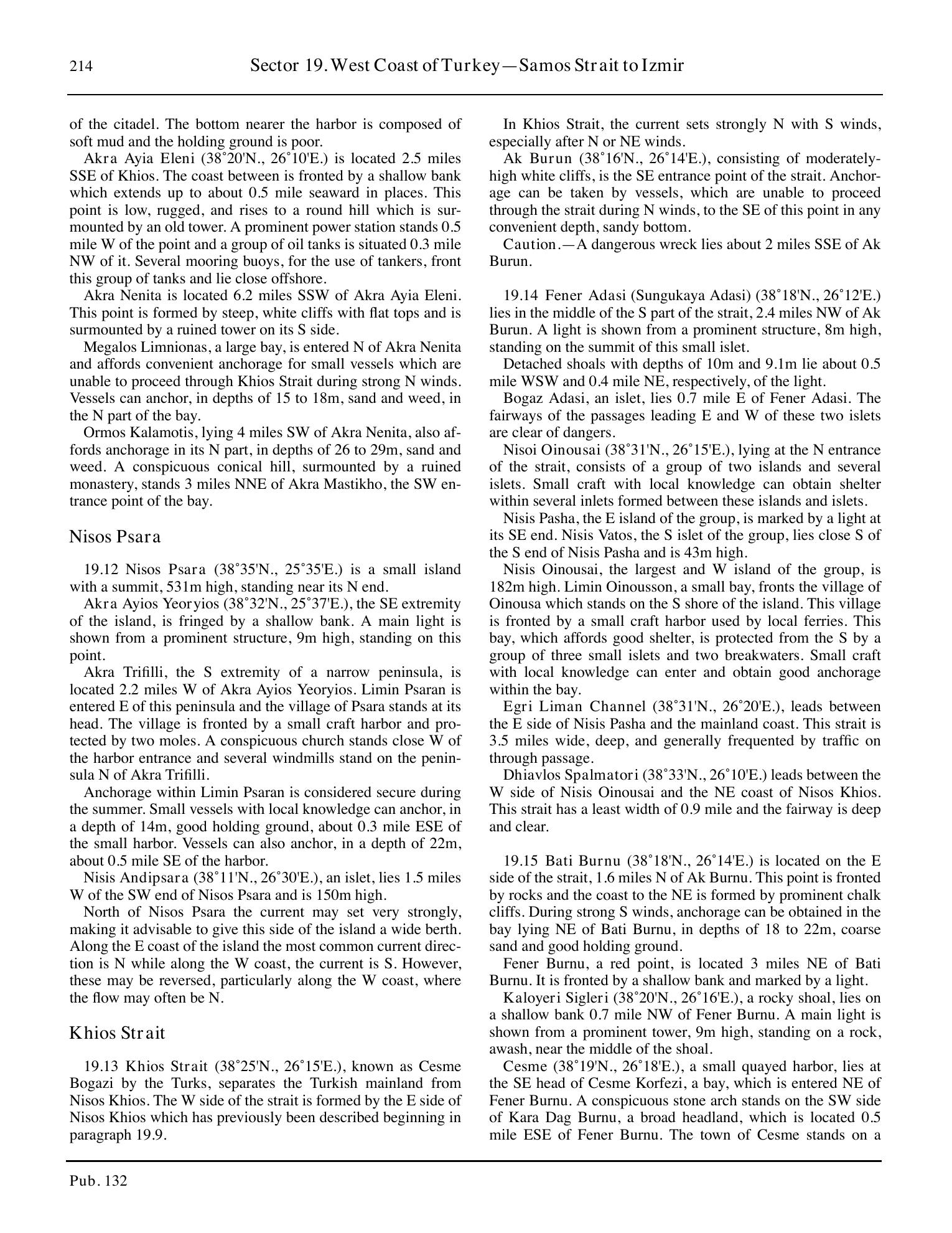 Sailing Directions (Enroute) Eastern Mediterranean — страница 224