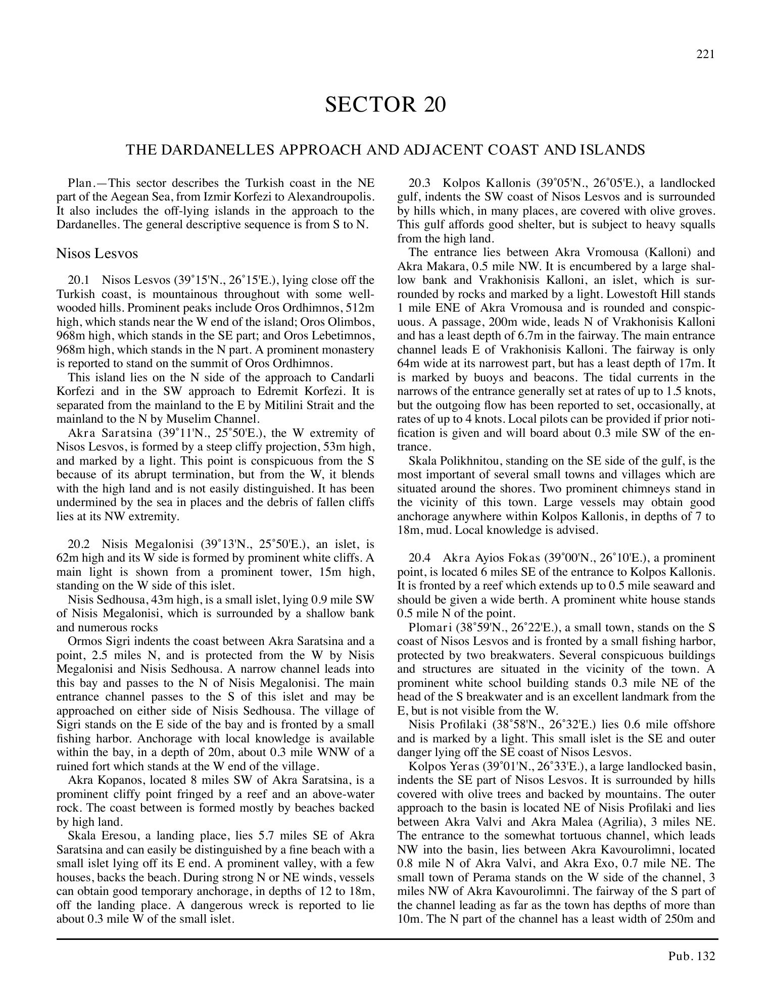 Sailing Directions (Enroute) Eastern Mediterranean — страница 231