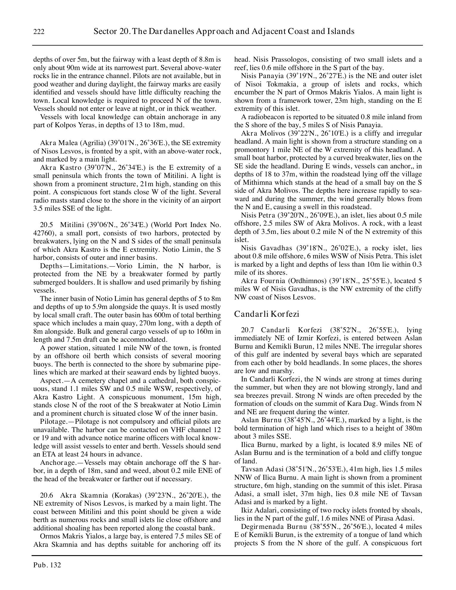 Sailing Directions (Enroute) Eastern Mediterranean — страница 232