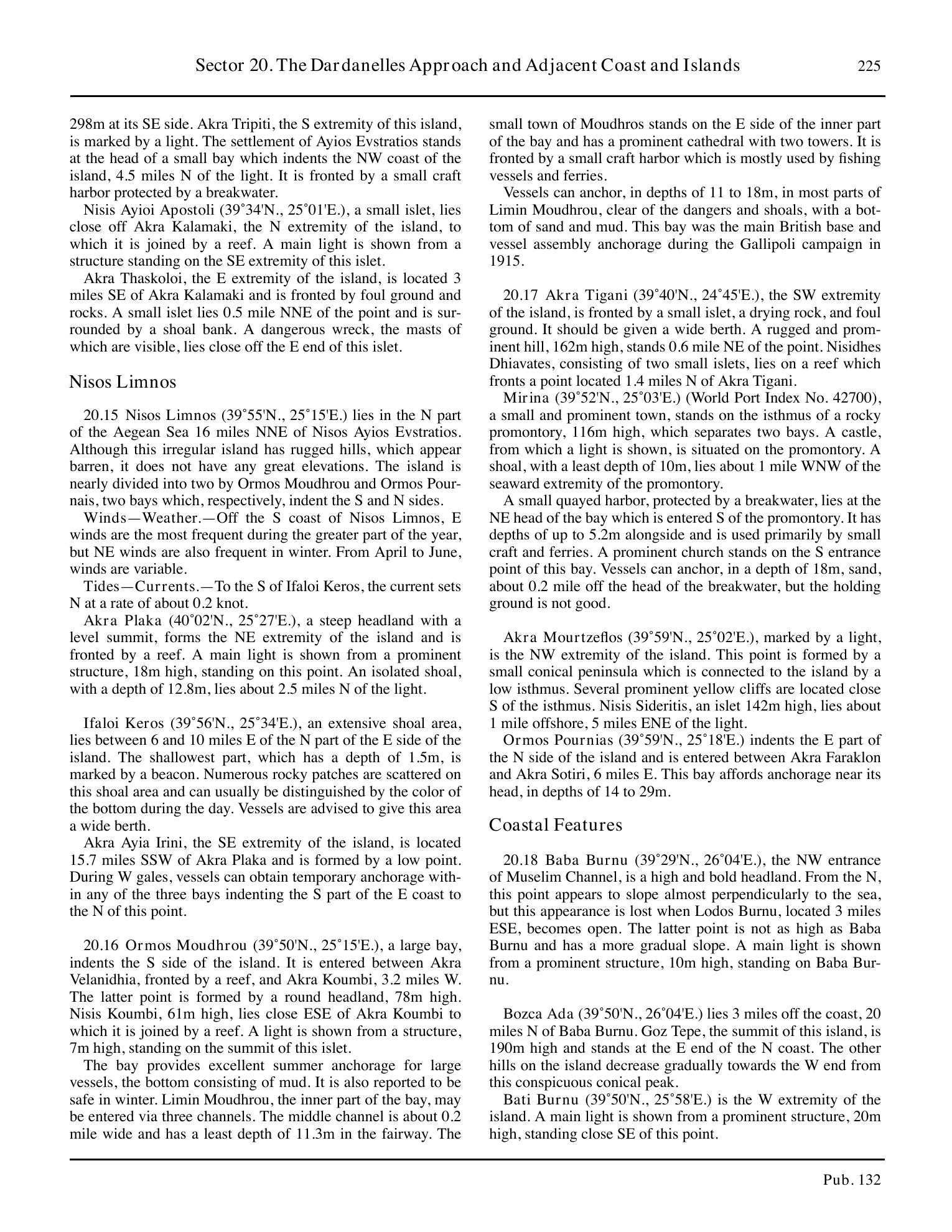 Sailing Directions (Enroute) Eastern Mediterranean — страница 235