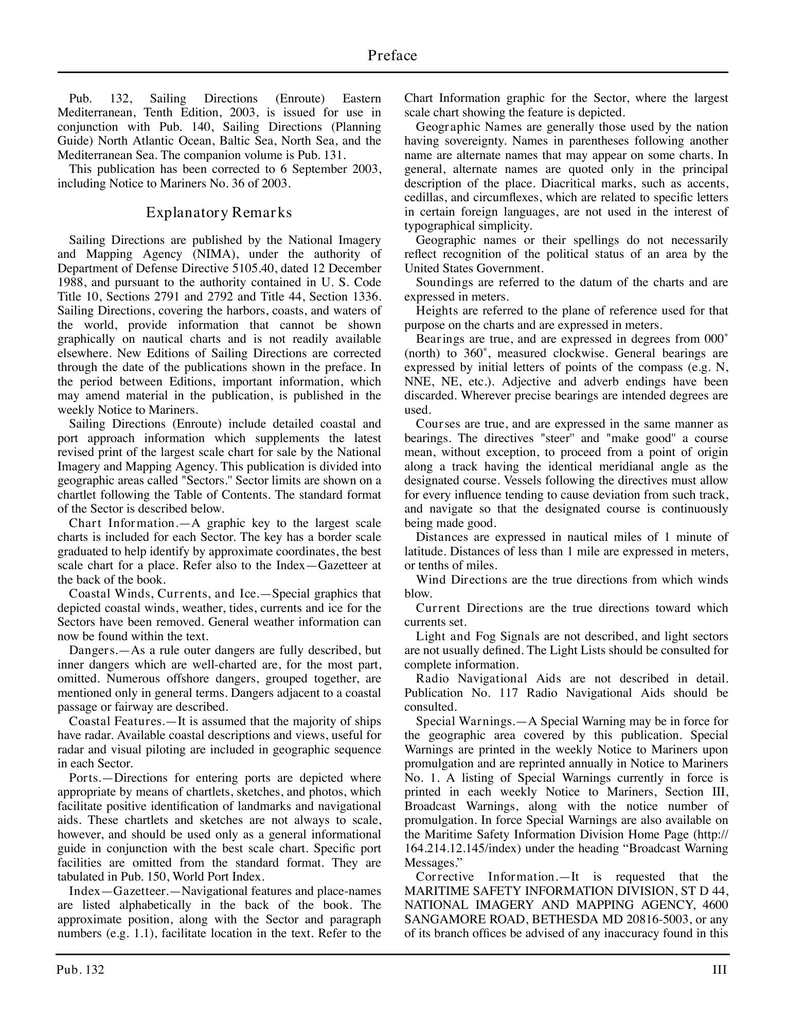 Sailing Directions (Enroute) Eastern Mediterranean — страница 3