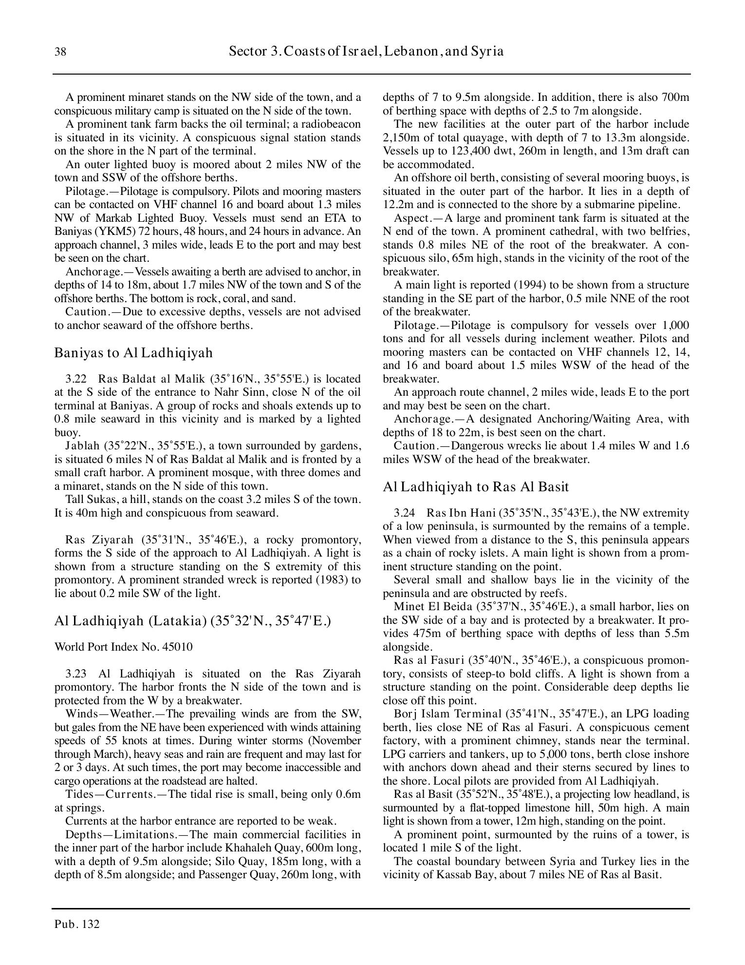 Sailing Directions (Enroute) Eastern Mediterranean — страница 48