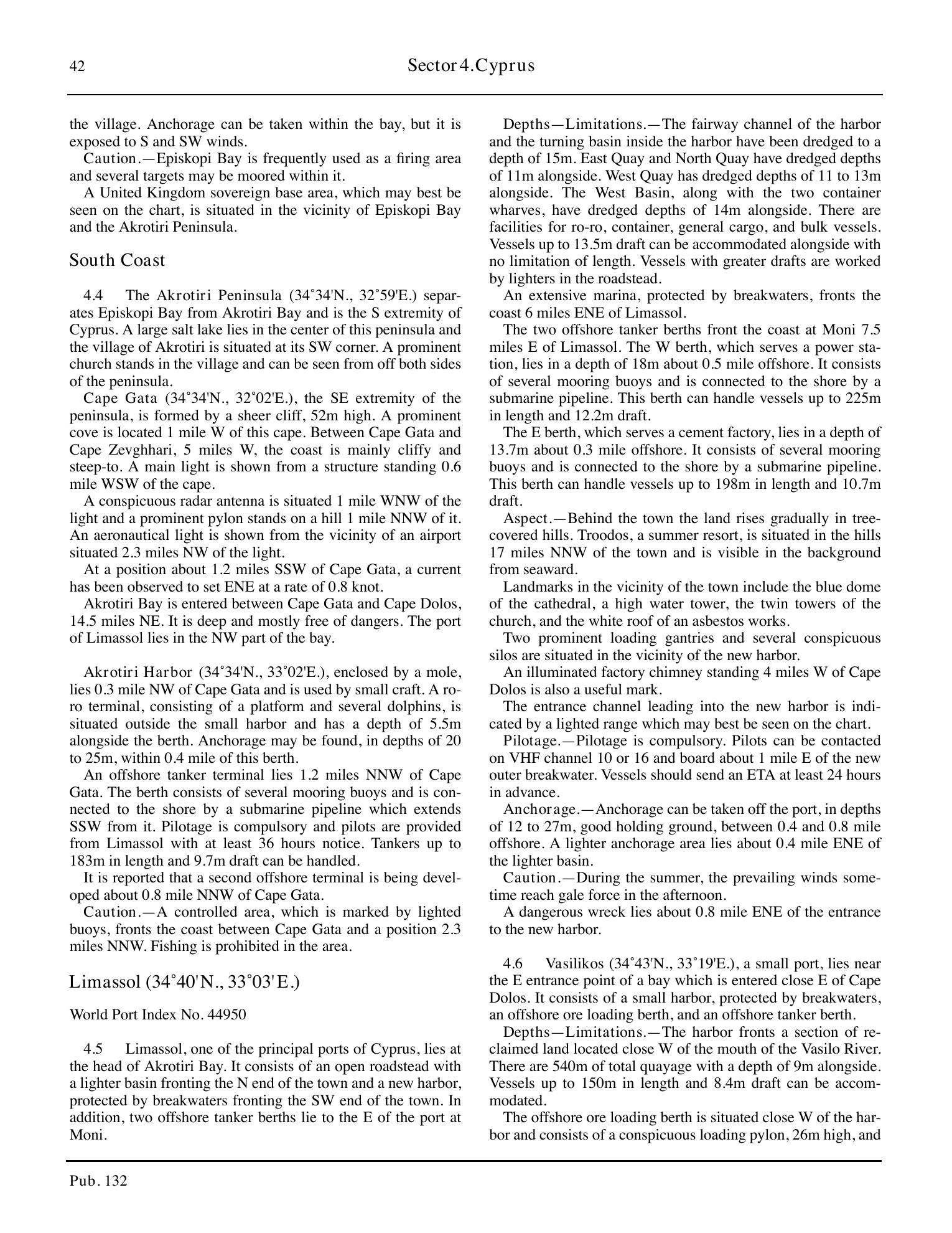 Sailing Directions (Enroute) Eastern Mediterranean — страница 52