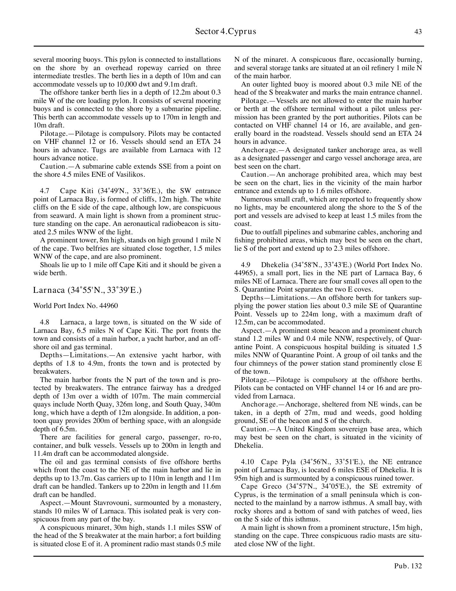 Sailing Directions (Enroute) Eastern Mediterranean — страница 53