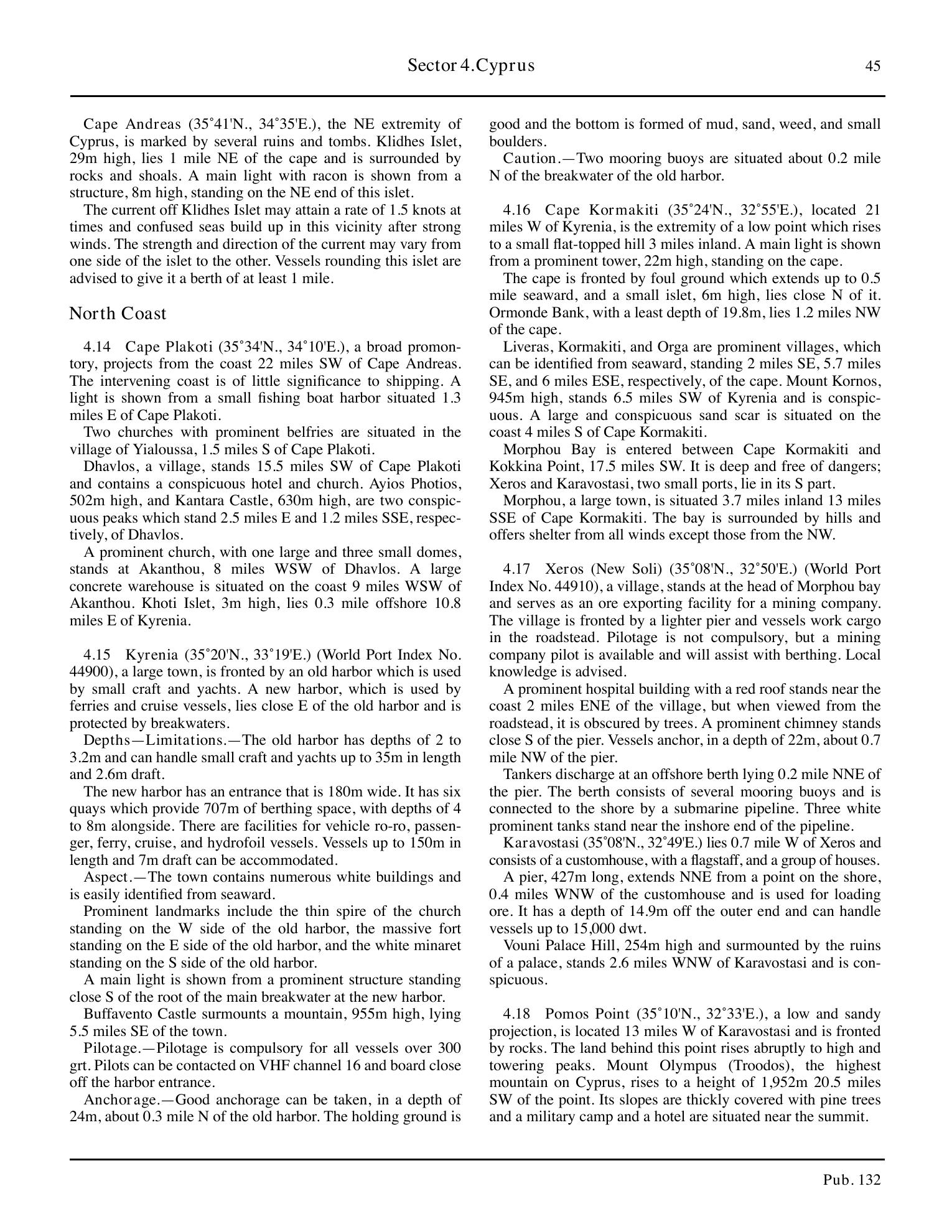 Sailing Directions (Enroute) Eastern Mediterranean — страница 55