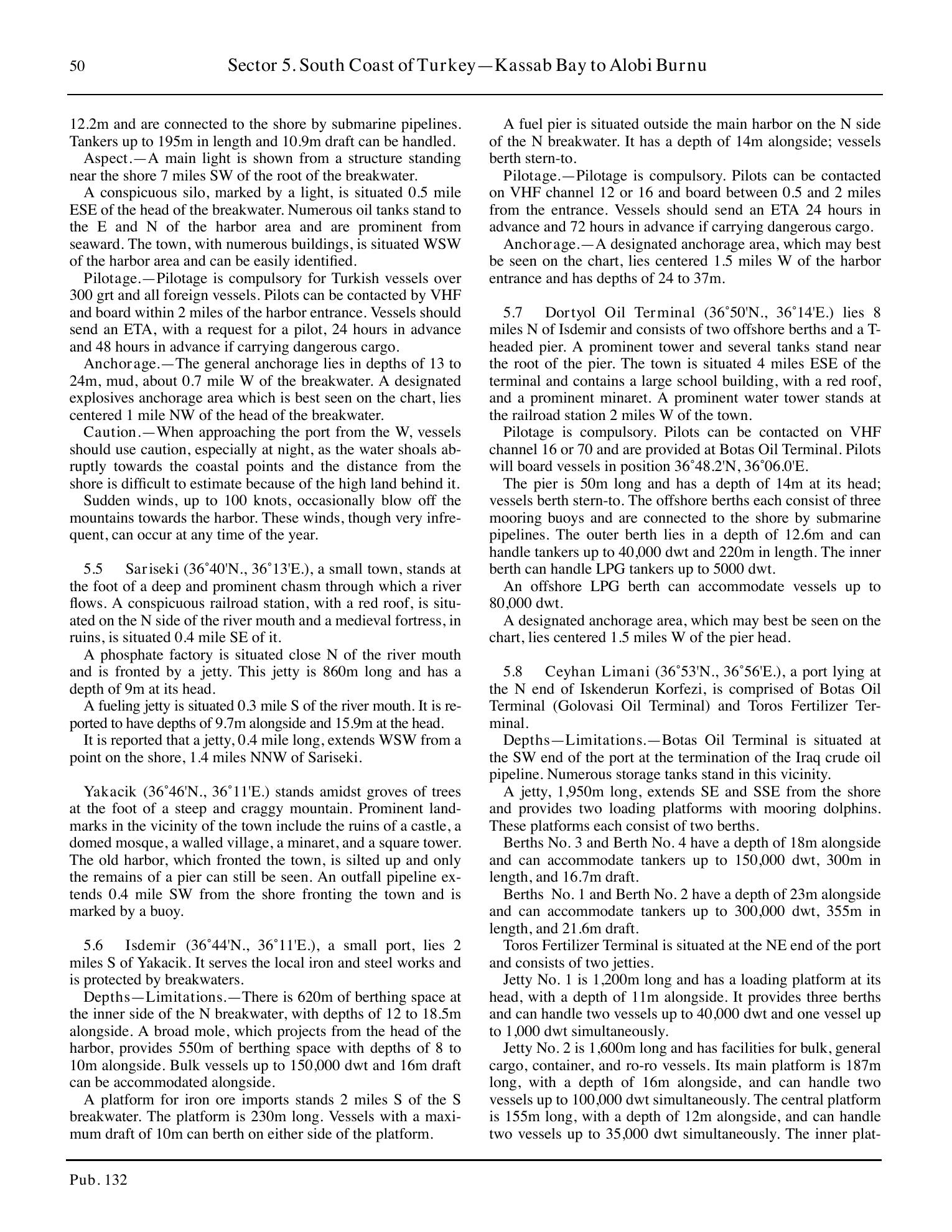 Sailing Directions (Enroute) Eastern Mediterranean — страница 60