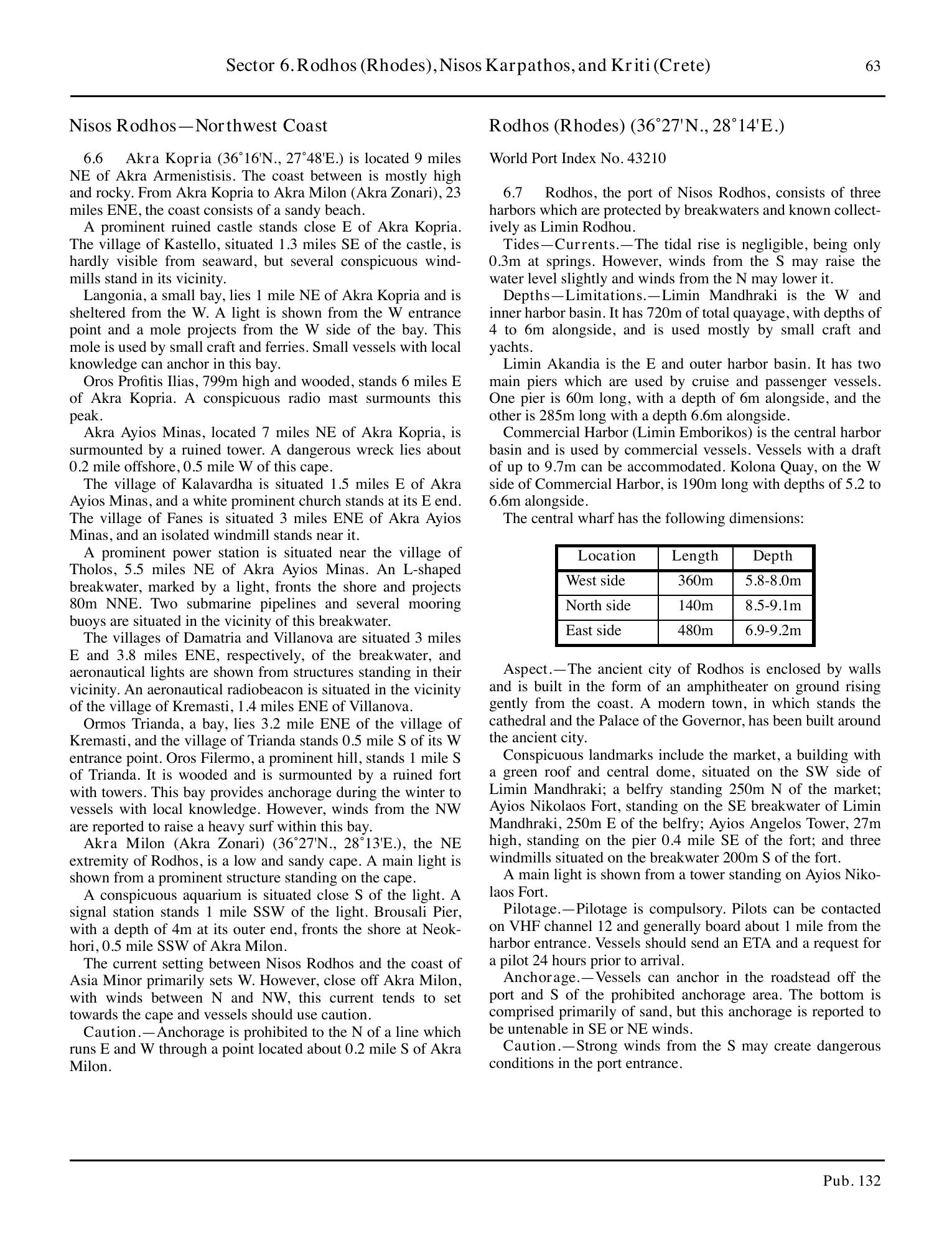 Sailing Directions (Enroute) Eastern Mediterranean — страница 73