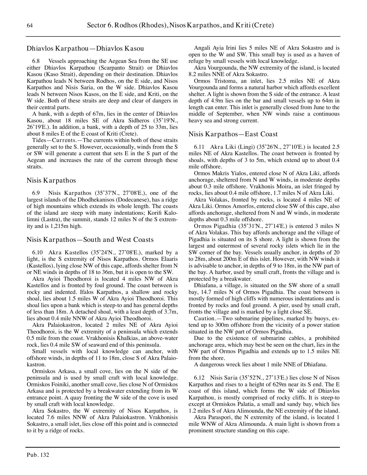 Sailing Directions (Enroute) Eastern Mediterranean — страница 74