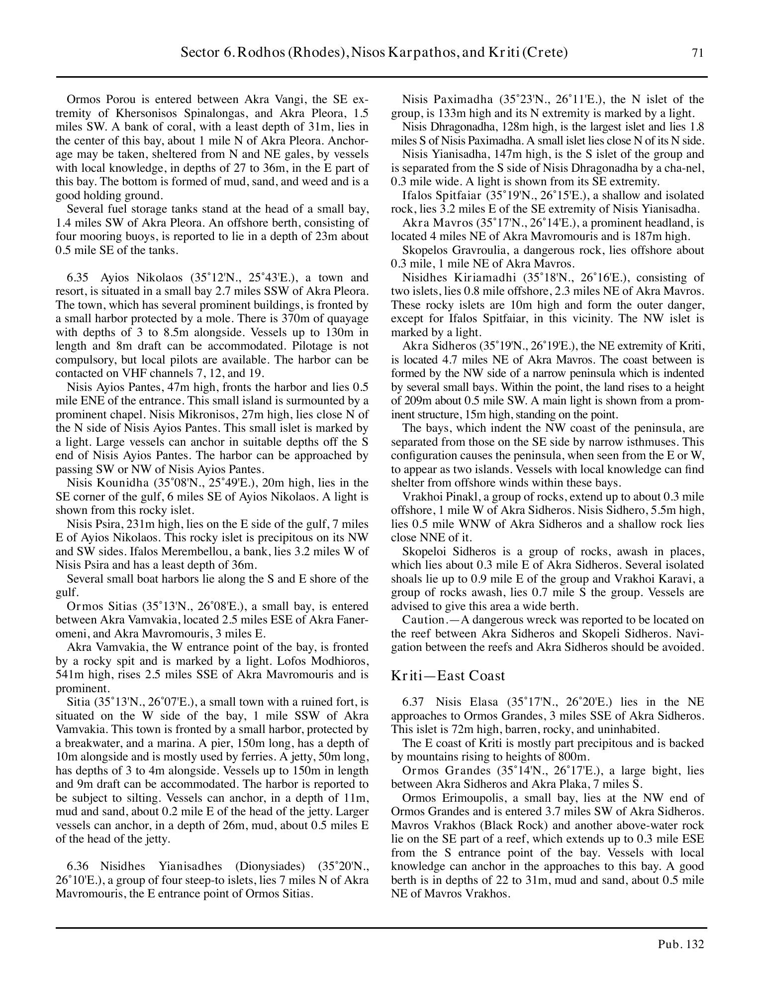 Sailing Directions (Enroute) Eastern Mediterranean — страница 81