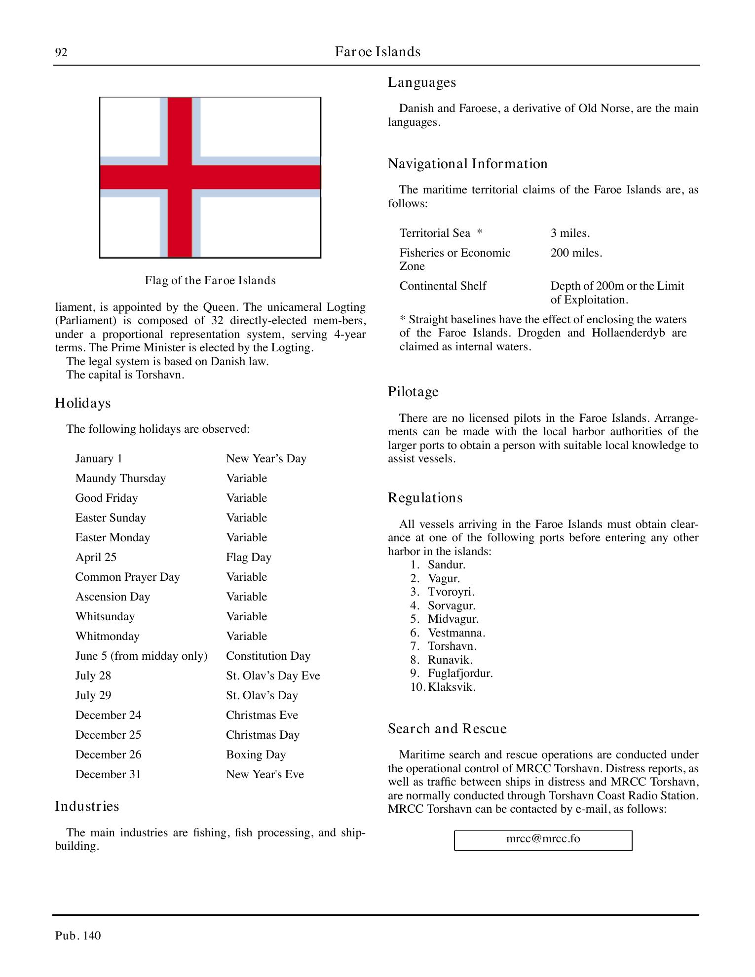 Sailing Directions (Planning Guide) North Atlantic Ocean, Baltic Sea, North Sea, and the Mediterranean Sea — страница 103