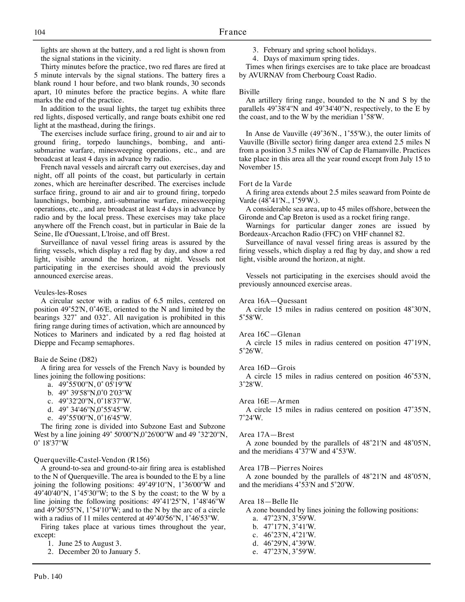 Sailing Directions (Planning Guide) North Atlantic Ocean, Baltic Sea, North Sea, and the Mediterranean Sea — страница 115